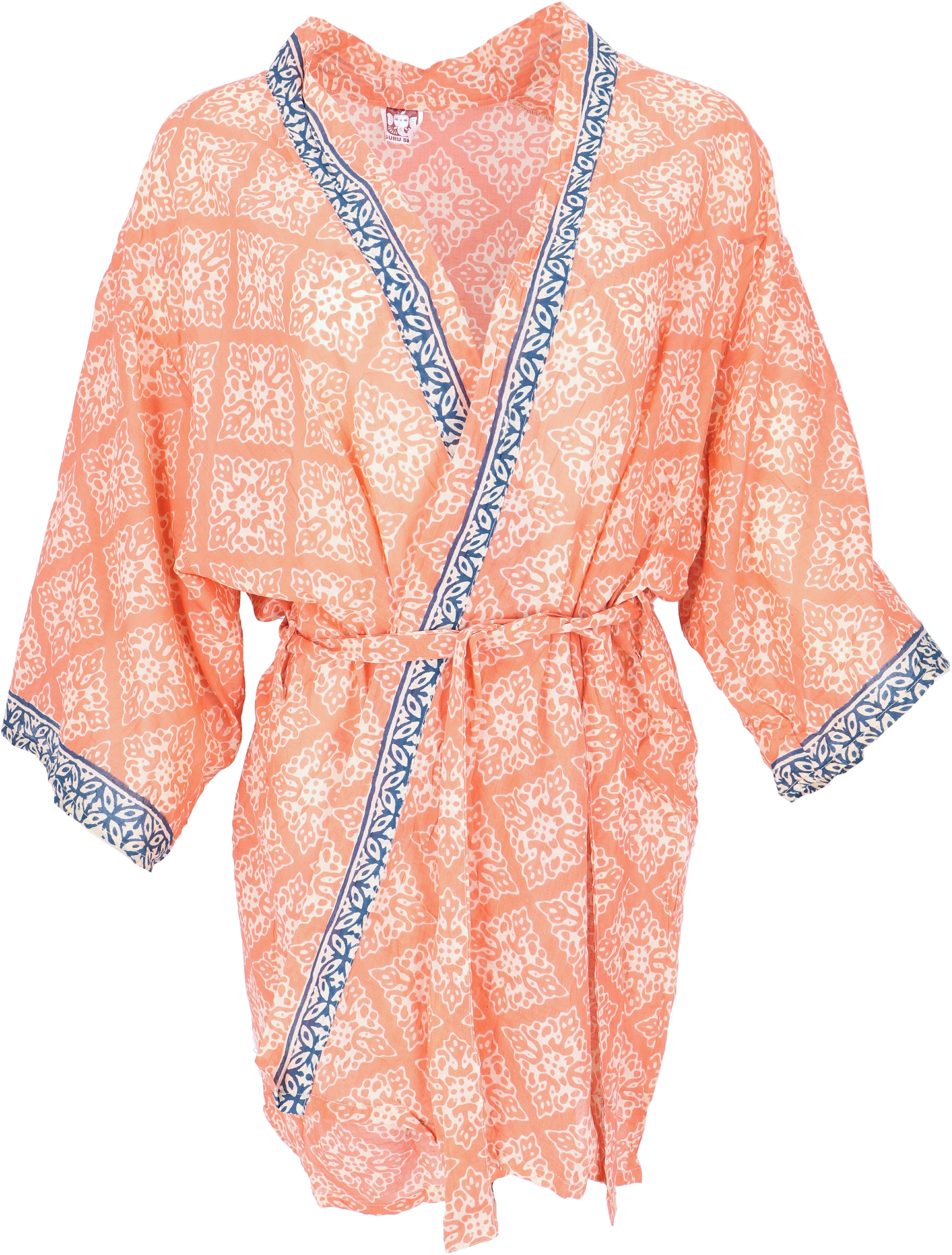 Guru-Shop Kimono Kimonokleid, Boho Kimono, knielanger günstig online kaufen