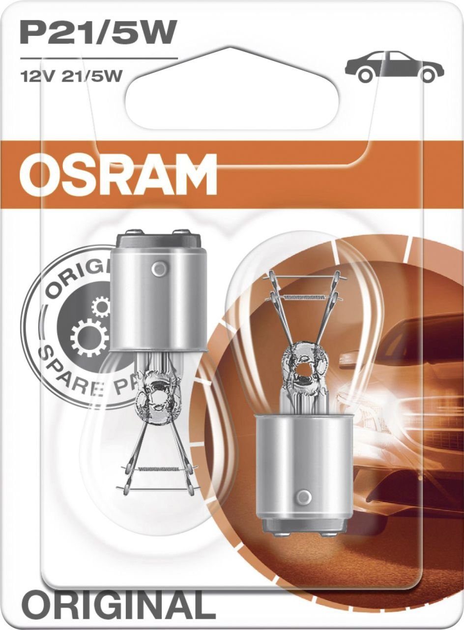 Osram Halogenlampe Osram Original P21 Sonderlampe 12V 21W