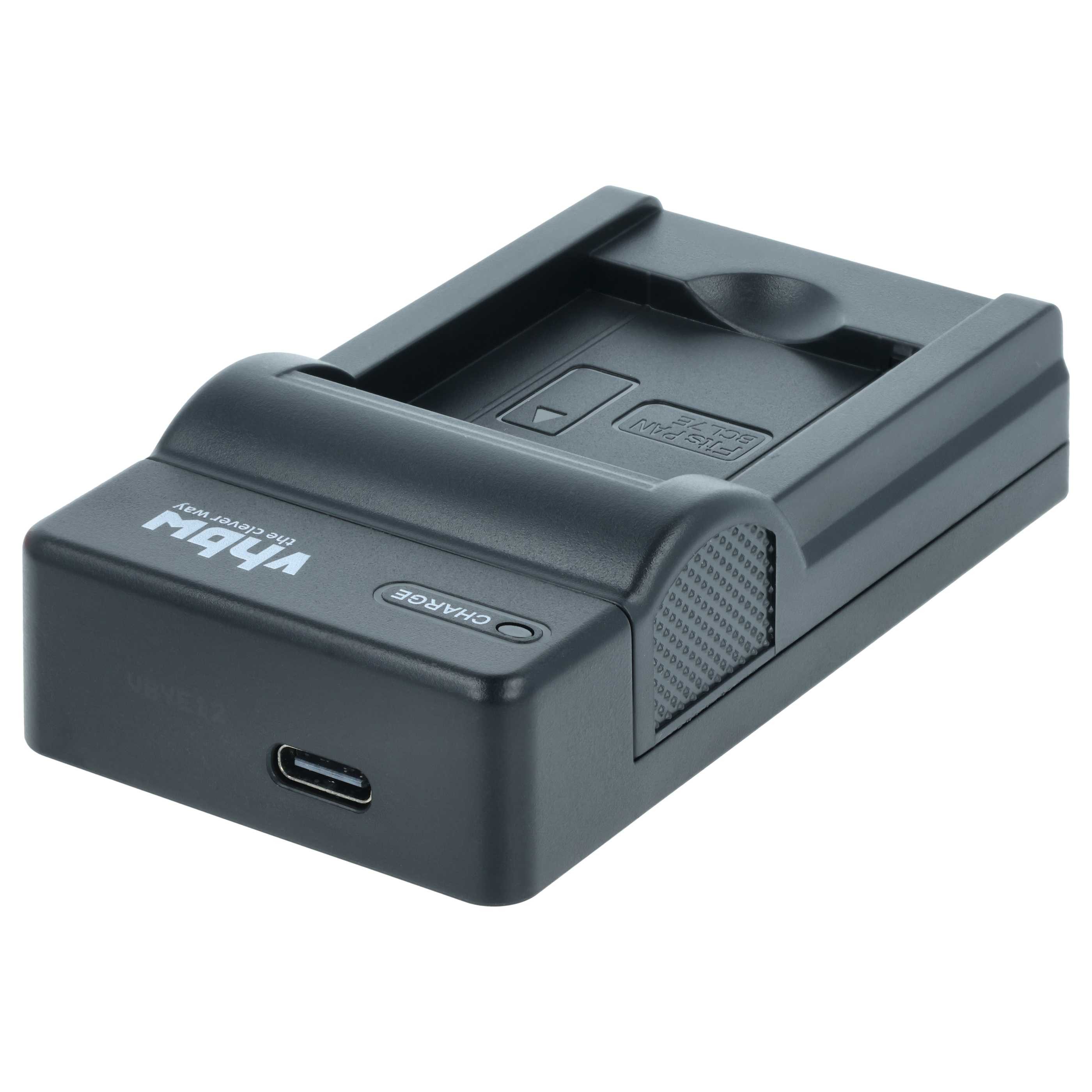 vhbw passend für Panasonic Lumix DMC-SZ10, DMC-SZ3, DMC-SZ3K, DMC-SZ3P, DMC Kamera-Ladegerät (Ladestation zum Laden eines Akkus an jeder USB-Buchse z.B. am PC) – Bild 2 von 5