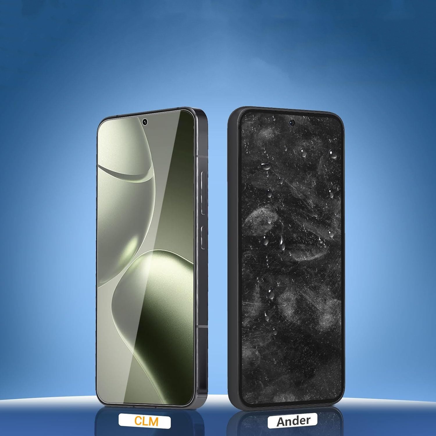 CLM-Tech Handytasche + Panzerglas für Samsung Galaxy S25 FE PU Leder Klapphülle (Spar-Set, 2-tlg., Flip Case inklusive Standfunktion und Kartenfächer), Magnetverschluss, RFID-Blockierung