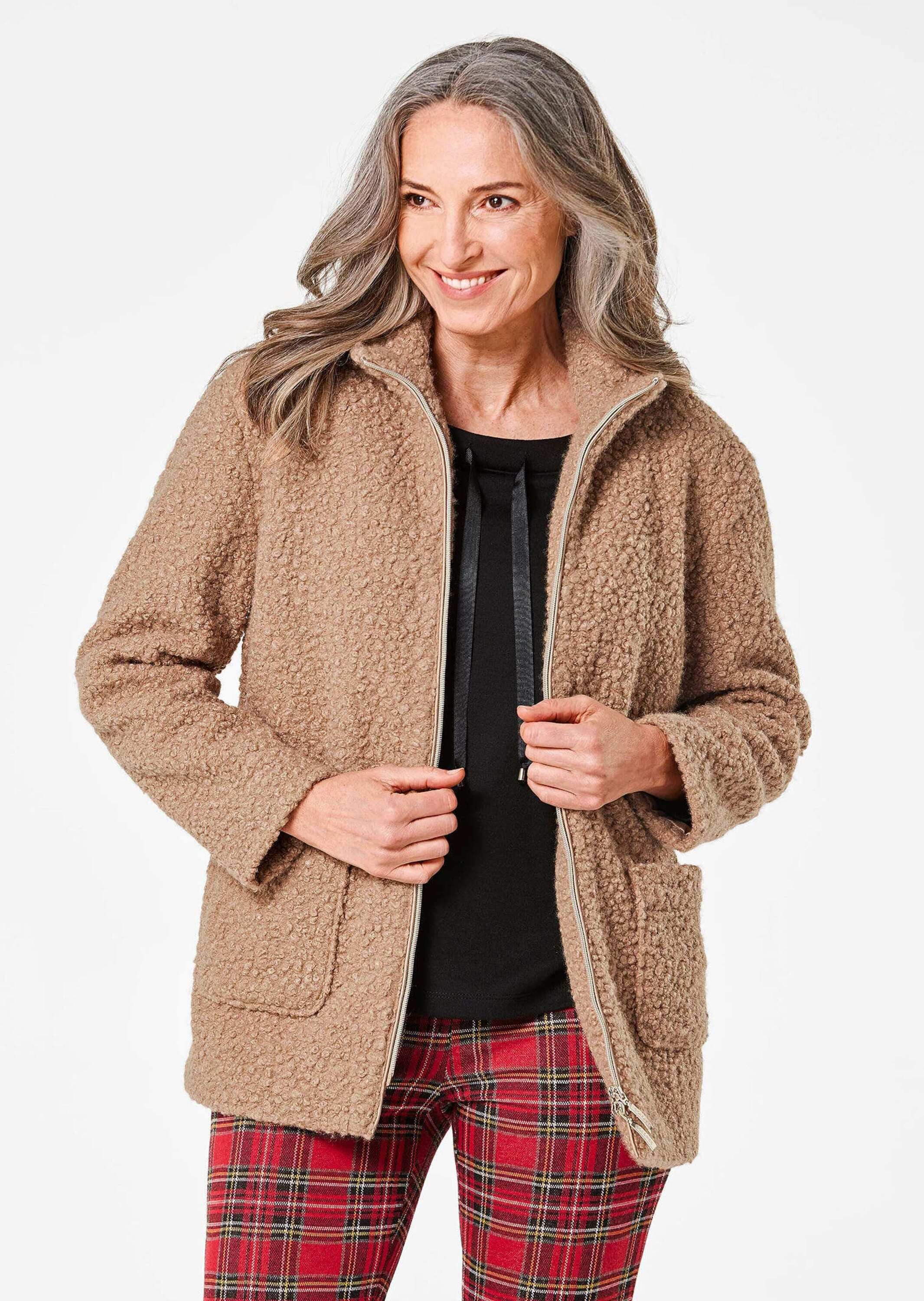 GOLDNER Allwetterjacke Teddy Jacke mit Stehkragen günstig online kaufen