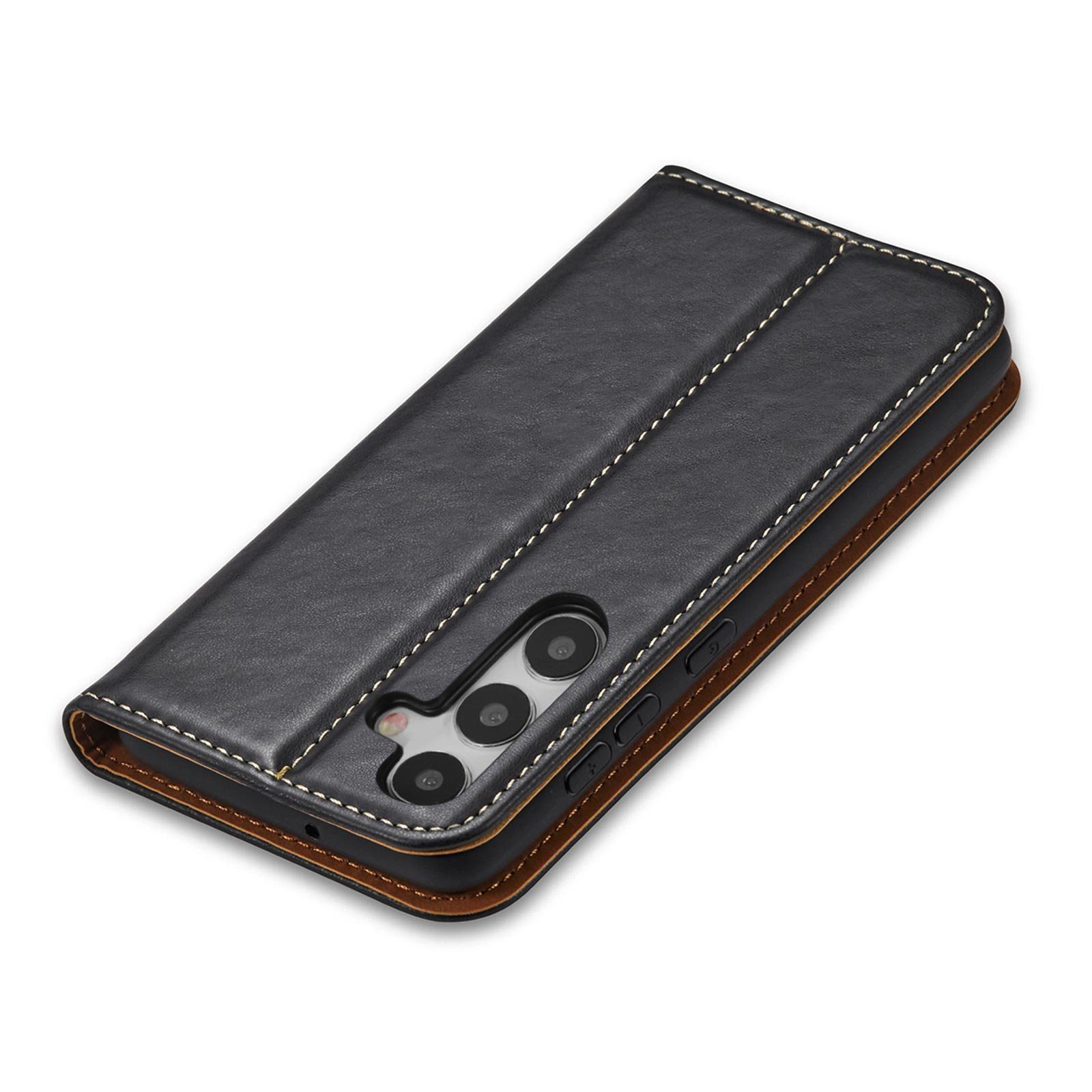 FITSU Handyhülle Handyhülle für Samsung Galaxy S24 Hülle, Handytasche 6,2 Zoll, Flipcase für Samsung S24 Schutzhülle, Handy Tasche mit Kartenfach