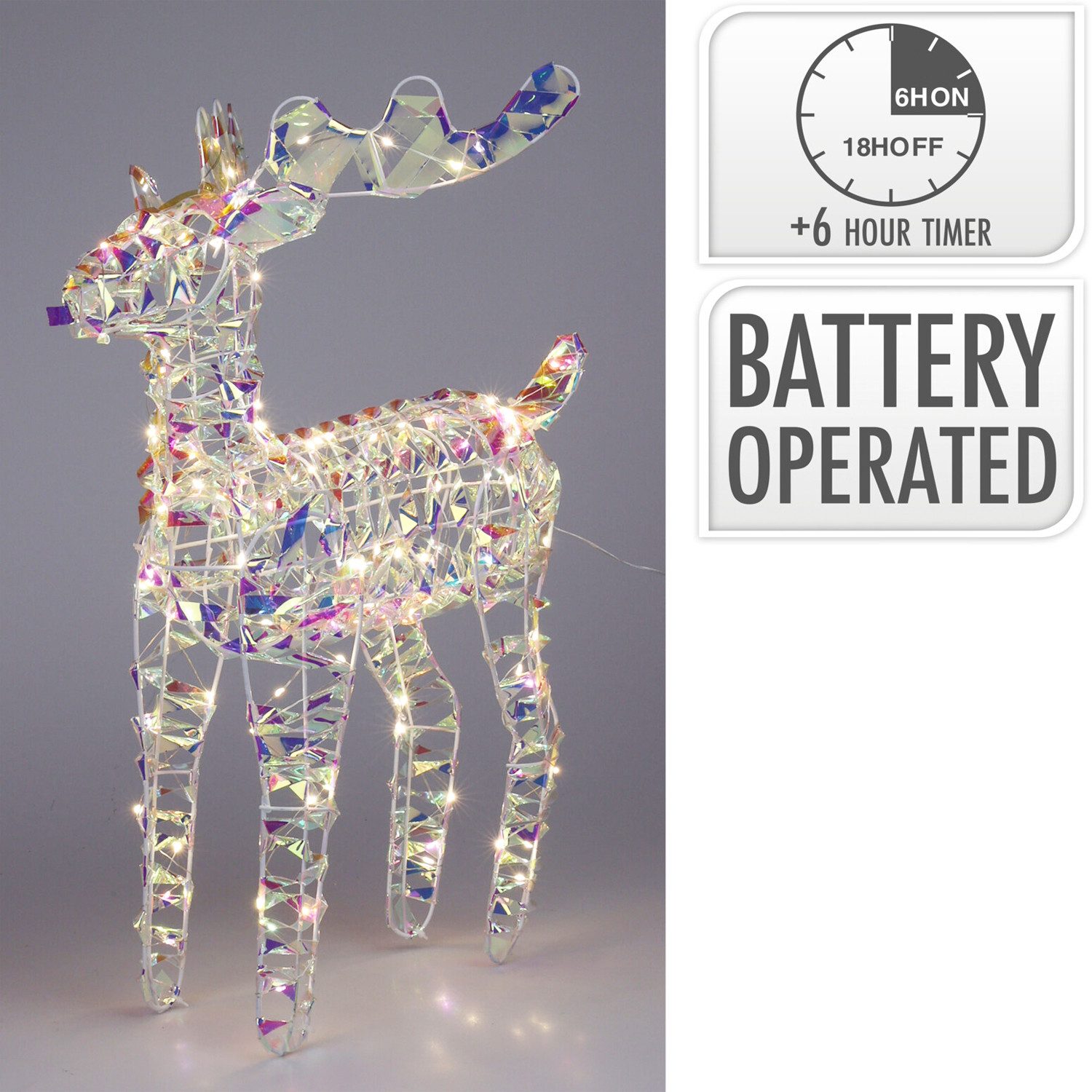 Mojawo Lichtervorhang LED Rentier 100 LEDs günstig online kaufen