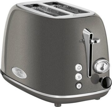 ProfiCook Toaster PC-TA 1193, 2 kurze Schlitze, für 2 Scheiben, 815 W, anthrazit