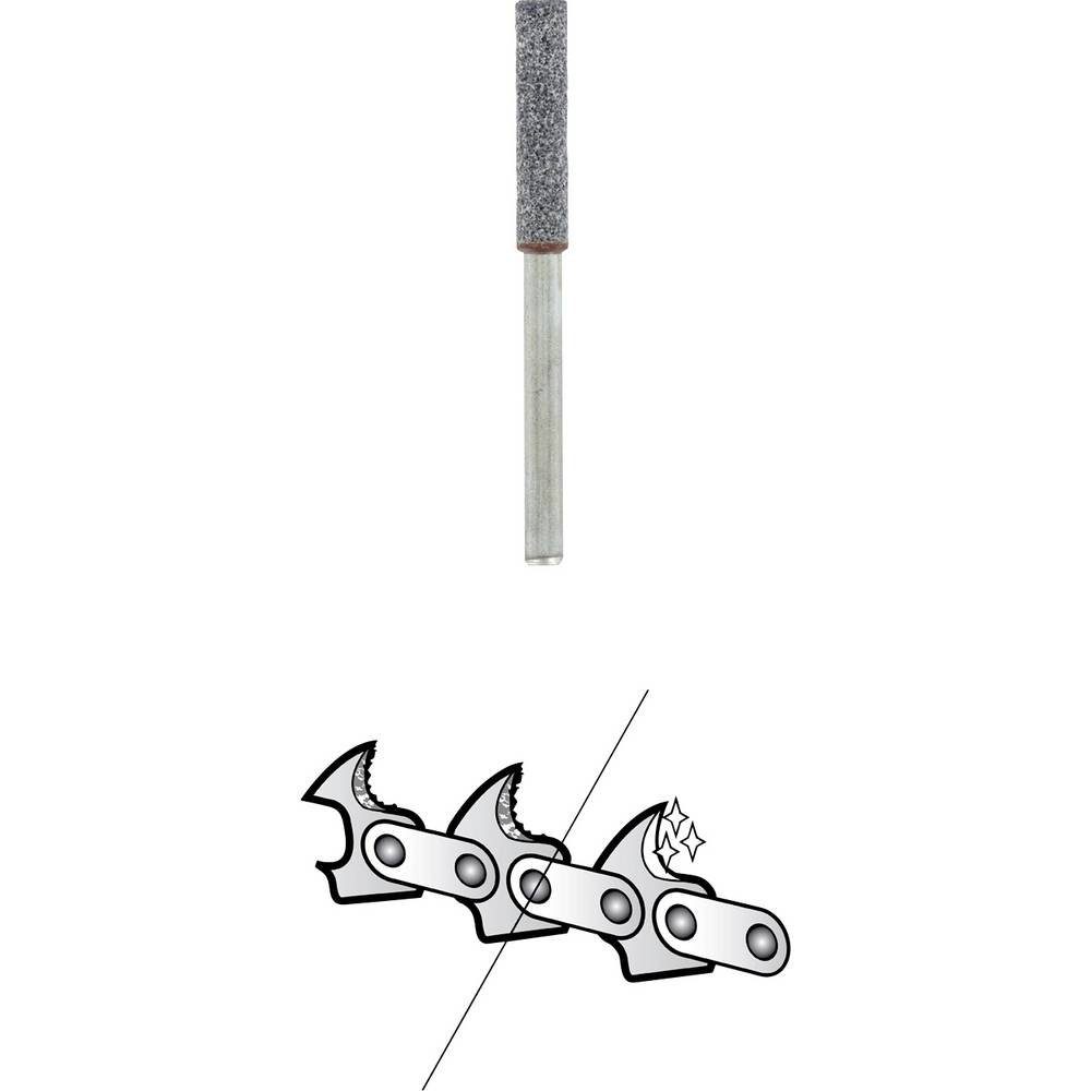DREMEL Schleifstift Kettensägen-Schärfschleifstein 4 mm