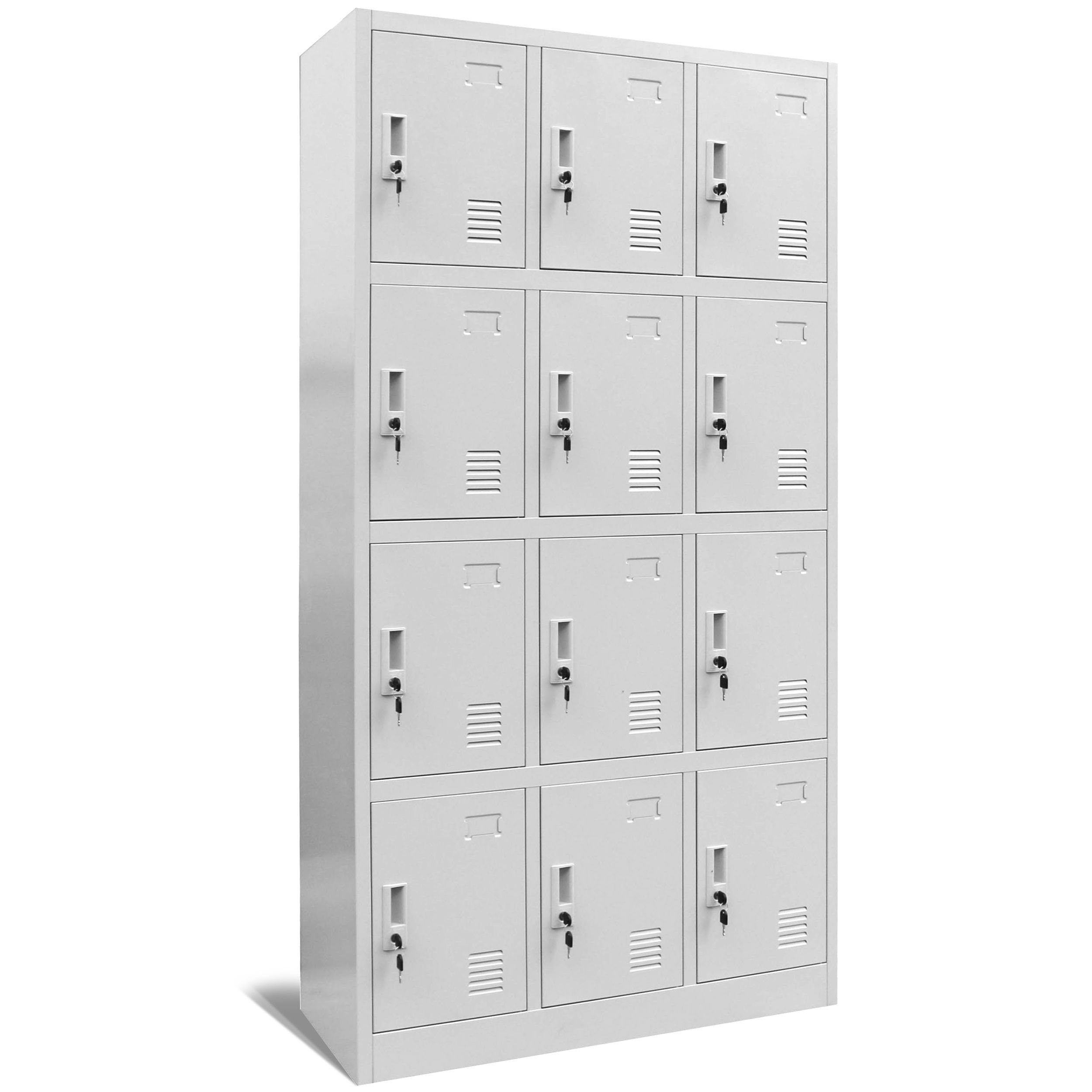 185x90x40 Nowak Umkleideschrank Aktenschrank Spind Jan Schließfachschrank