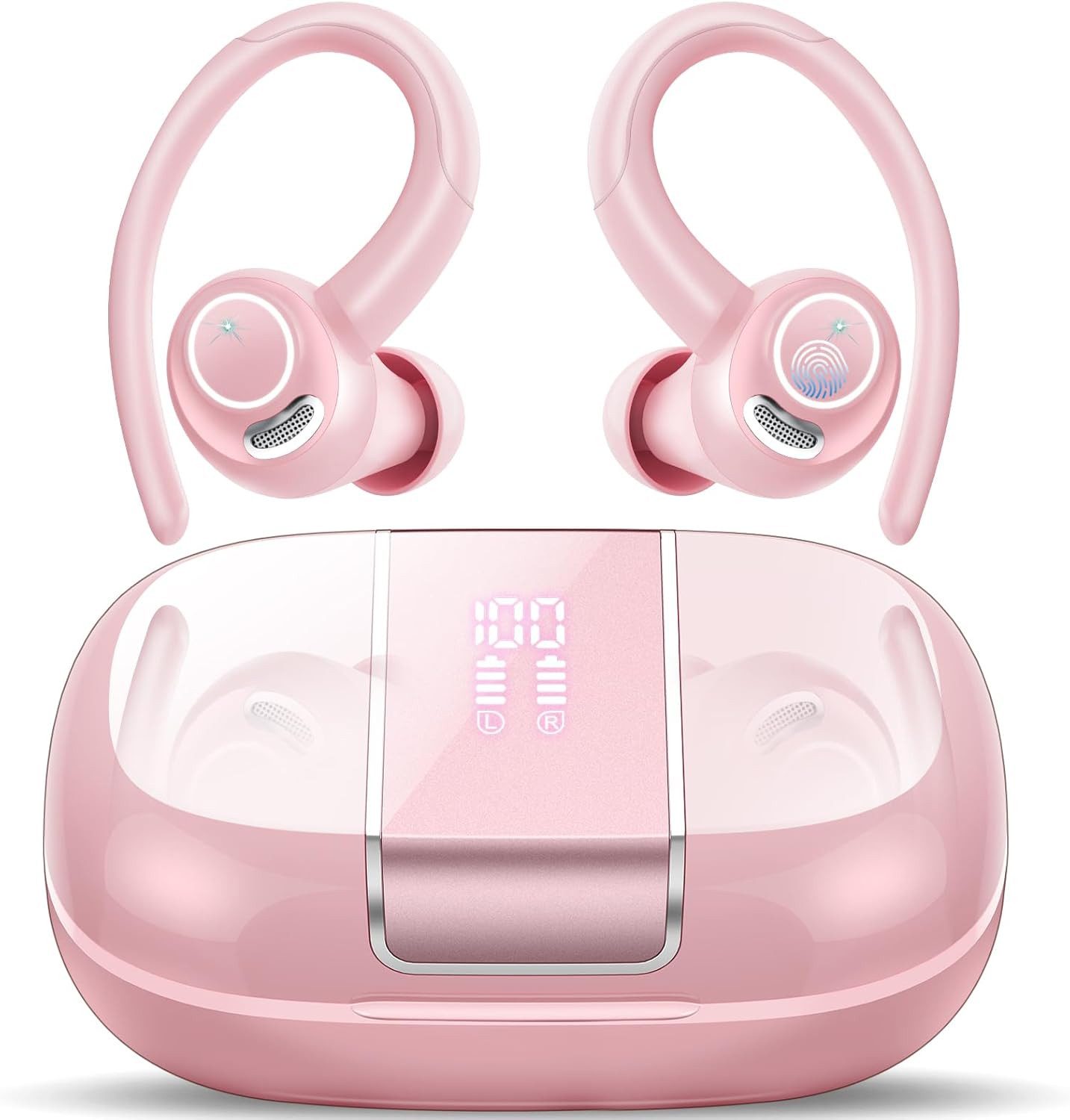 walkbee Наушники Bluetooth 5.3 Наушники,Sport Наушники,In-Ear-Kopfhörer Bluetooth-Kopfhörer