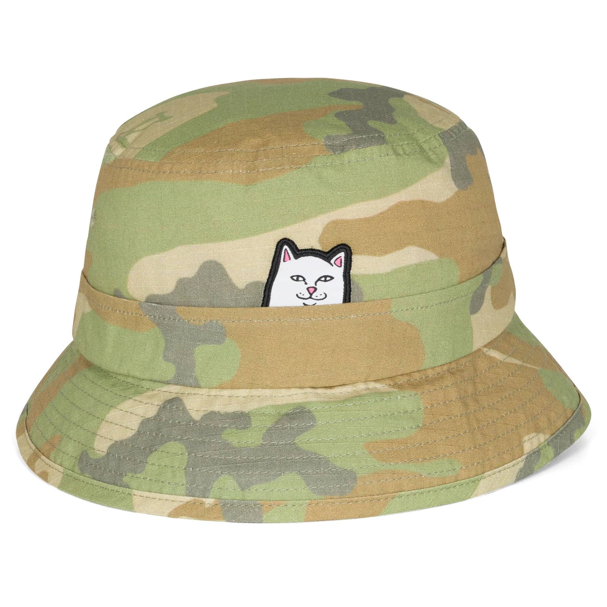 RIPNDIP Fischerhut Hut Ripndip Lord Nermal (1-St) Mit auffälligem Finger-Symbol unter dem Umschlag