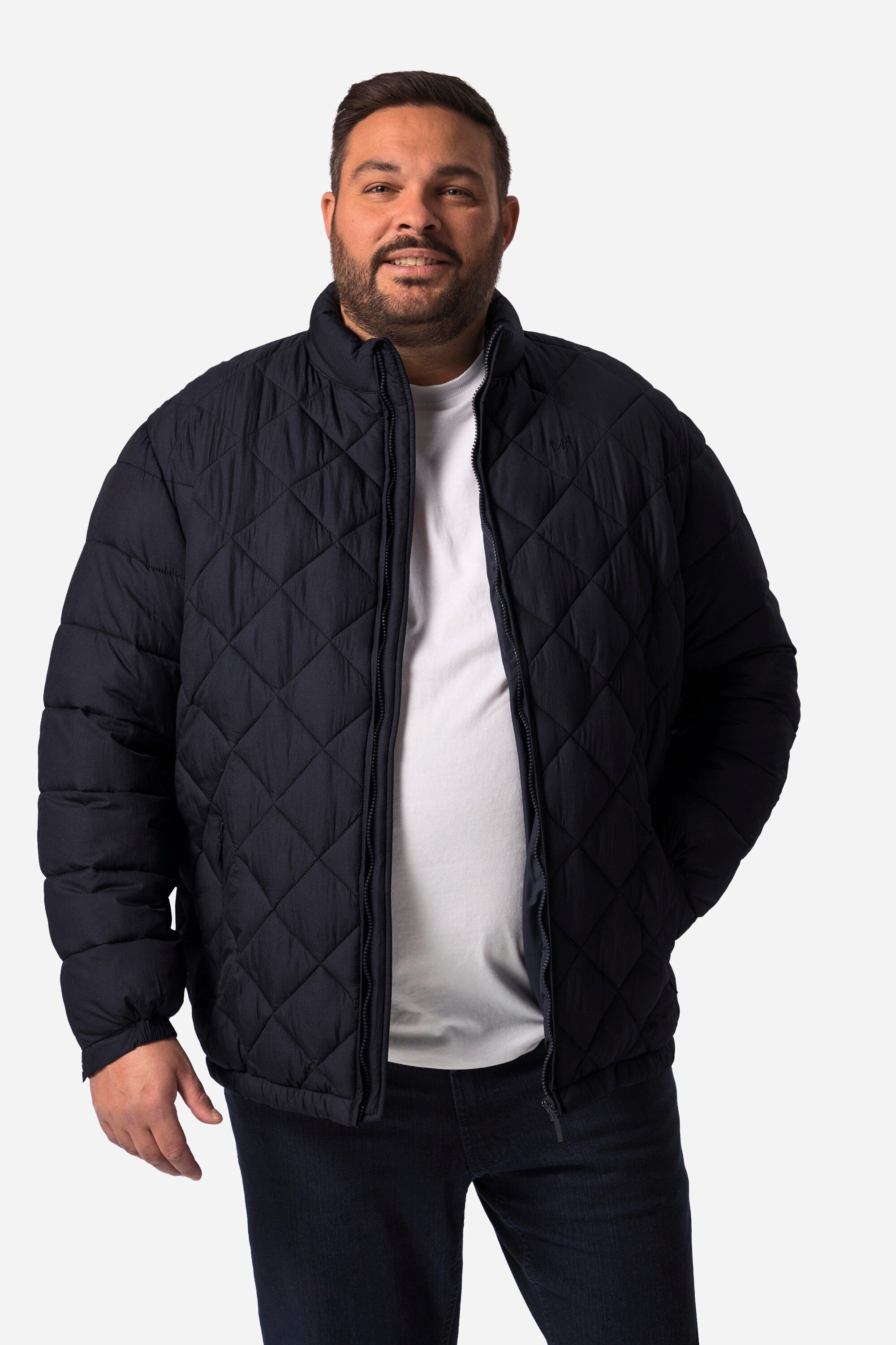 Men Plus Steppjacke Men+ Steppjacke Stehkragen günstig online kaufen