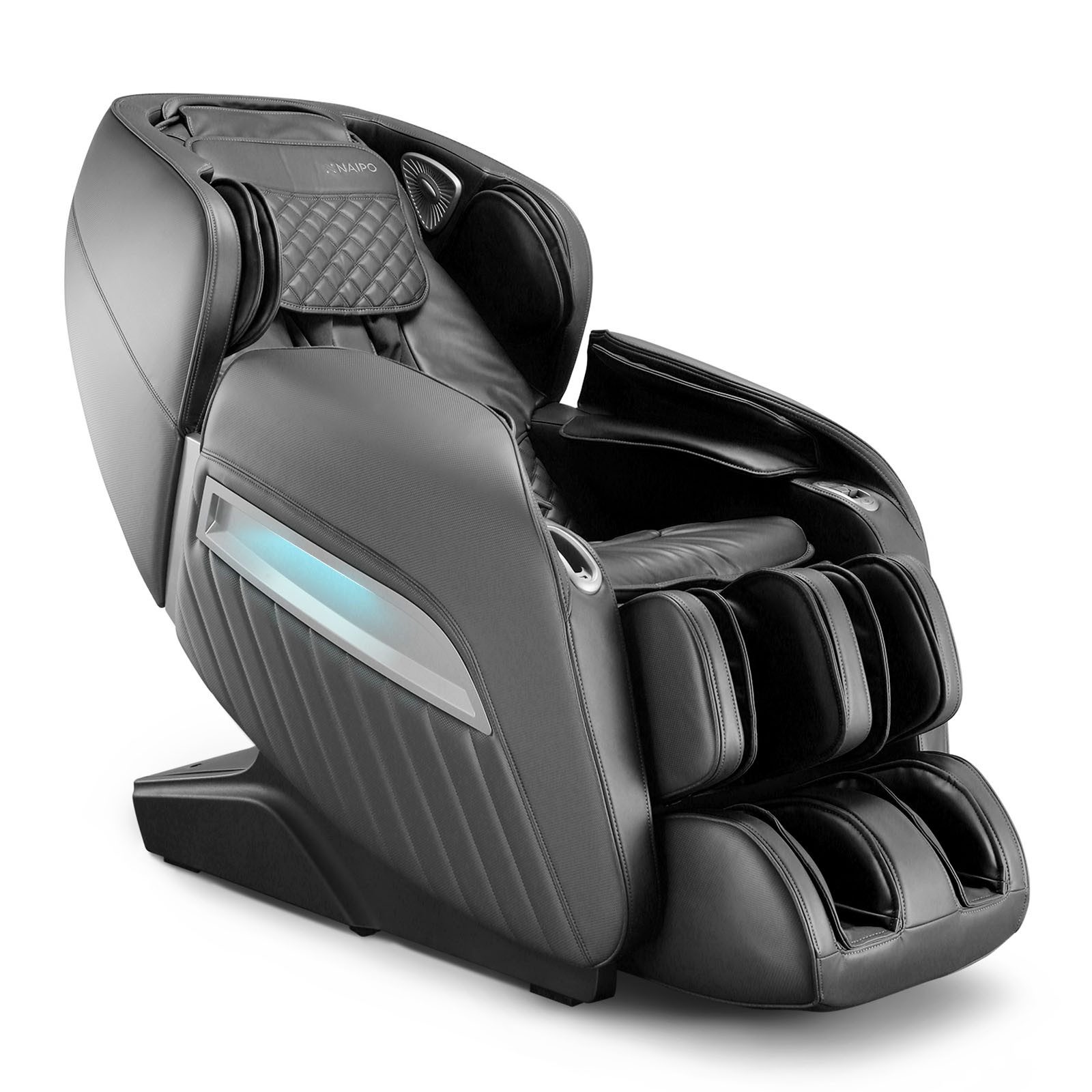 NAIPO Massagesessel Massagesessel A350PRO - 15 Automatikprogramme, 24 Airbags, 3D SL-Track Shiatsu Zero-Gravity mit Wärmefunktion