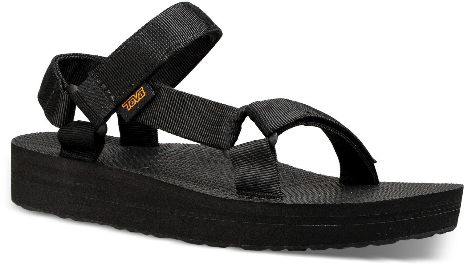 Teva Midform Universal Sandale mit Klettverschluss schwarz