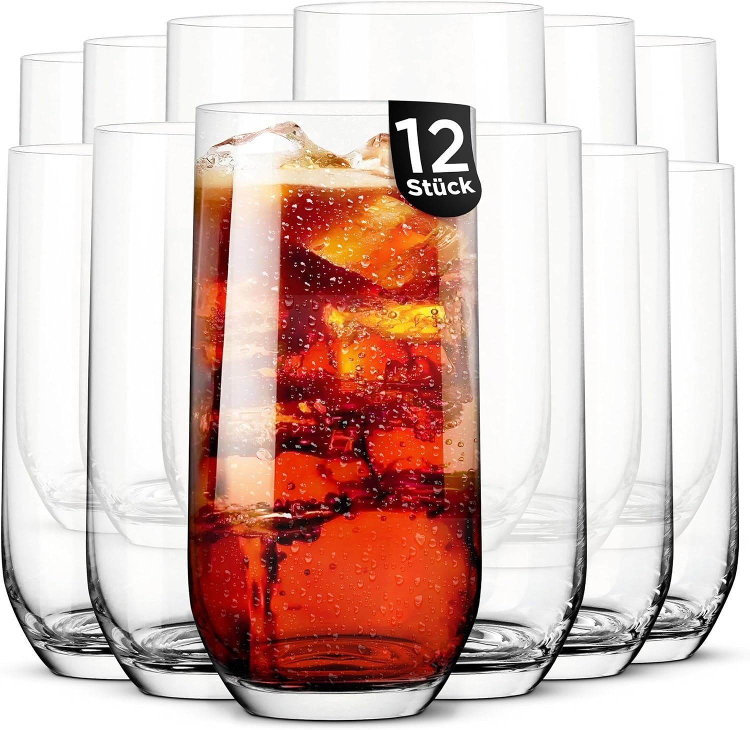 Gläser-Set Trinkgläser Set 6/12-teilig, Transparente 400ml