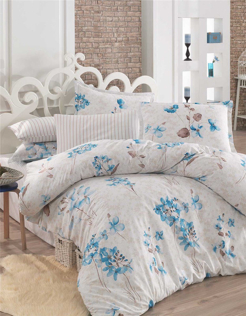 ROLFNERS Bettwäsche 135x200 cm Bettgarnitur Bettbezug Baumwolle 6 tlg, Baumwolle, Bettwäsche, 100% Baumwolle, Hautsympathisch, Pflegeleicht