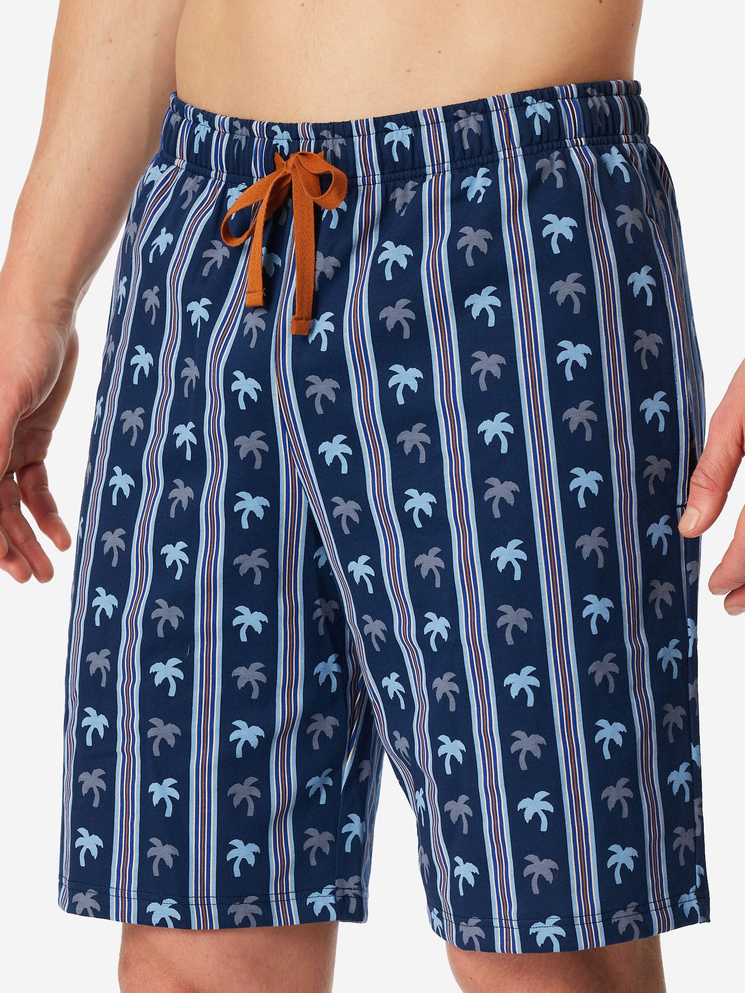 Schiesser Pyjamashorts Mix Relax Schlafhose, Nacht Hose, Loungehose