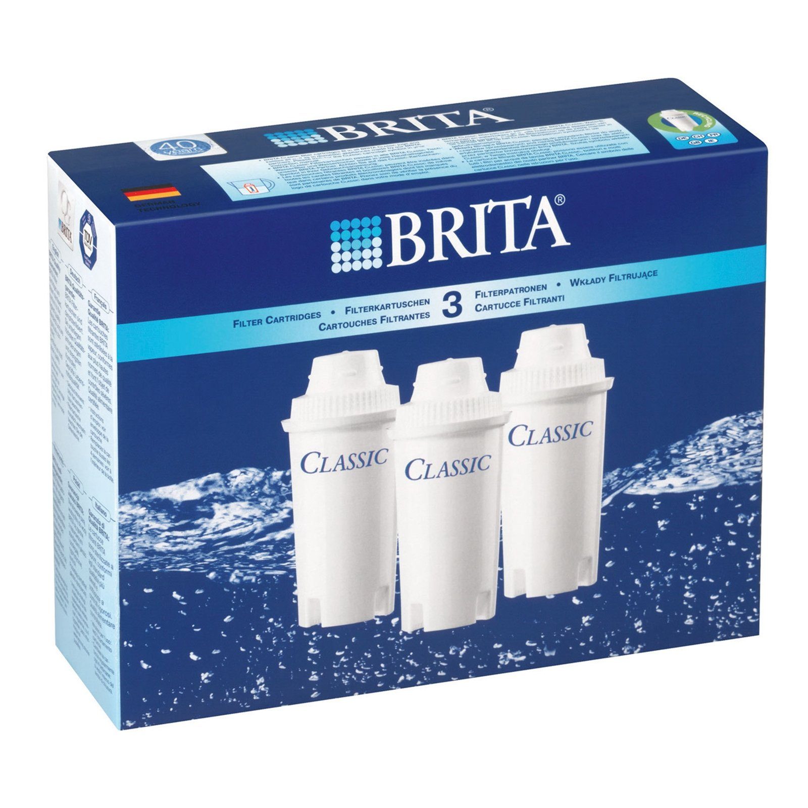 20 Filterkartuschen für Brita Classic Britta von Wessper® Wasserfilter Kartusche