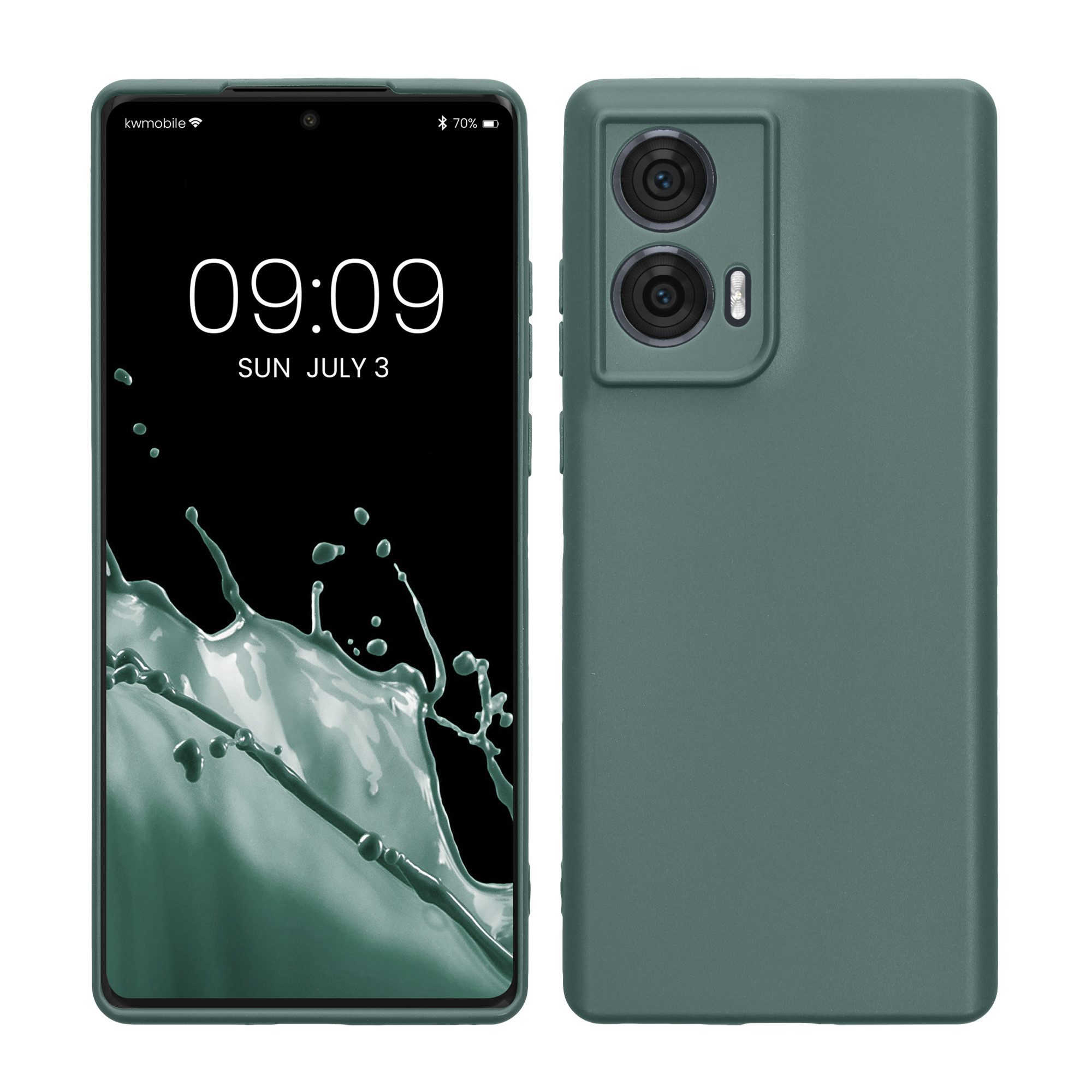 kwmobile Handyhülle Handyhülle für Motorola Edge 50 Fusion Hülle, Weiches Handy Silikon Case - Schutzhülle Cover