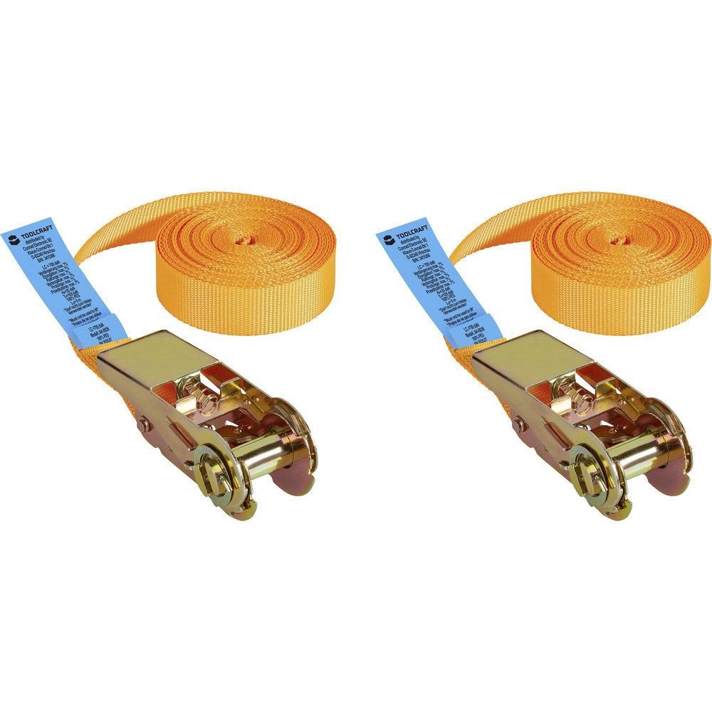 TOOLCRAFT Spanngurt TOOLCRAFT TO-10246098 Zugkraft LC Niederzurren (einzeln/direkt)=350 da