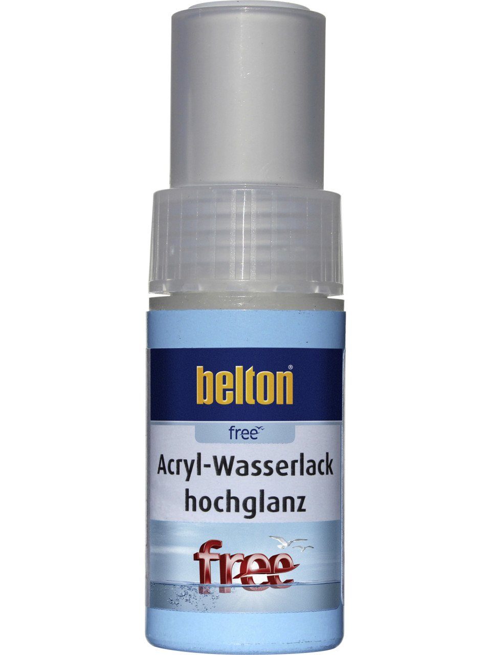 belton Acryl-Buntlack Lackstift free belton hochglänzend ml 9 lichgrau