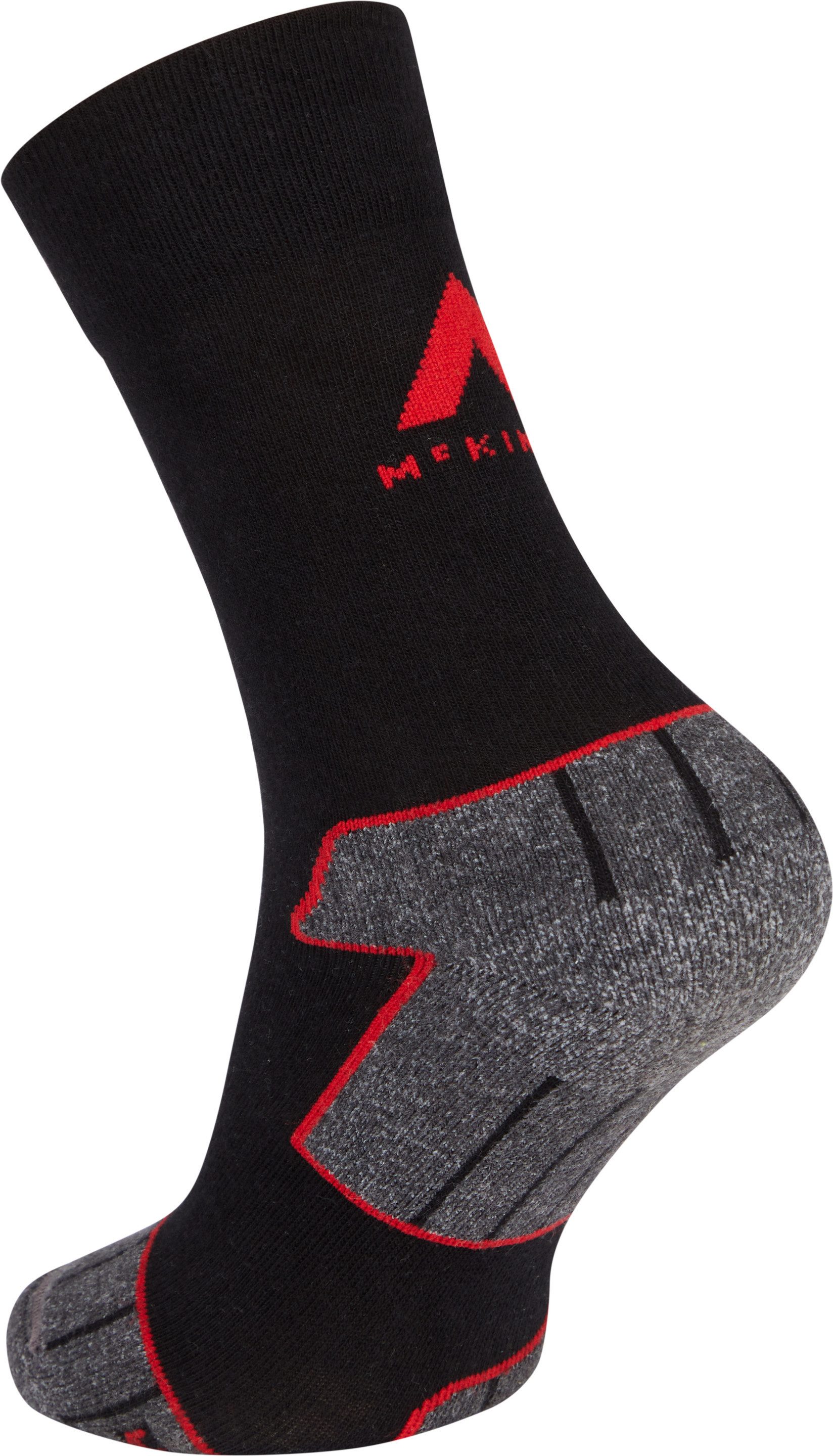 McKINLEY Wandersocken UX.-STRUMPF ROBERTO U QRT 3-PCK für Outdoor-Unternehmungen, aus Baumwolle, Polyamid und Elasthan