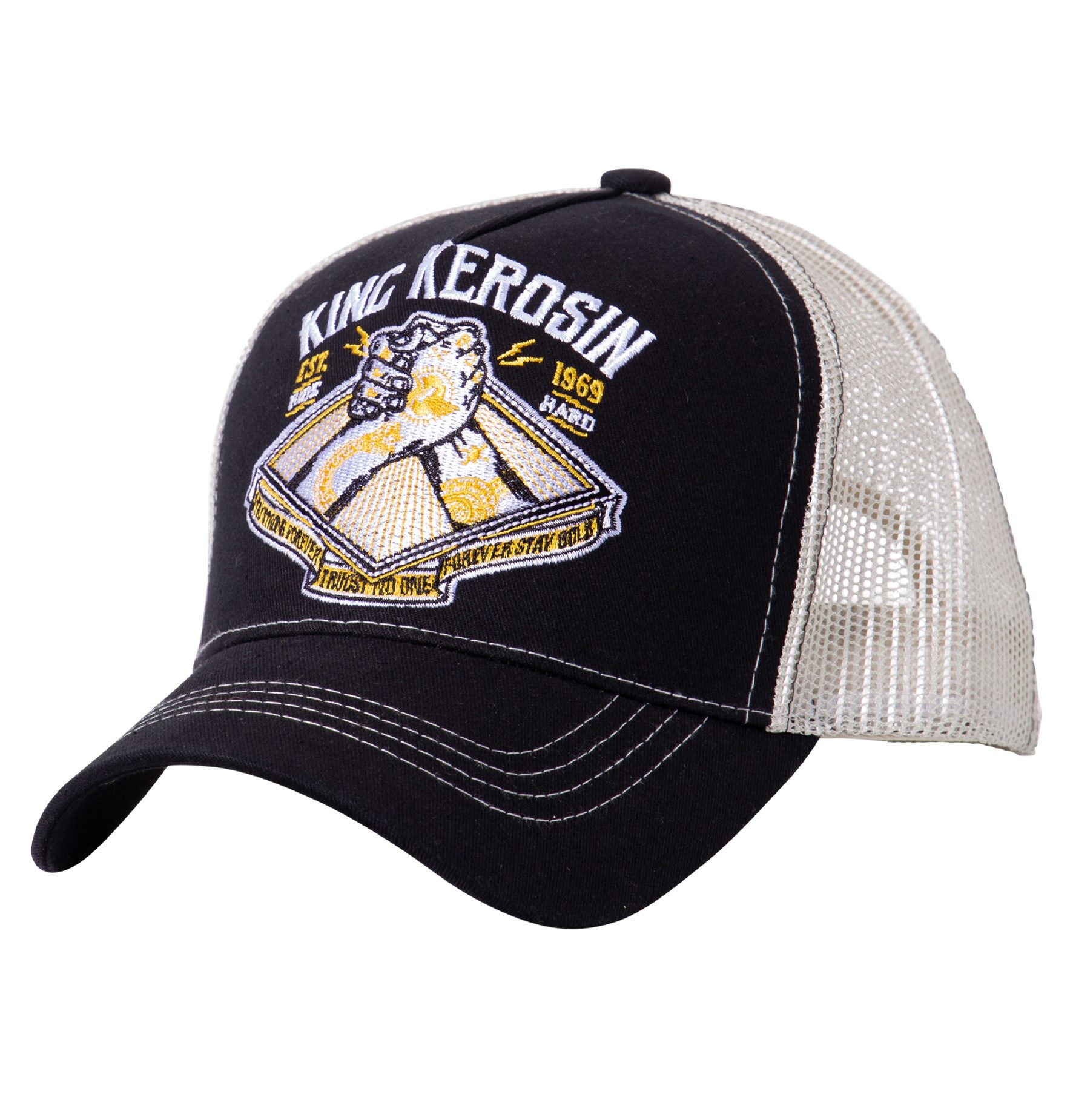 KingKerosin Trucker Cap Stay Strong Forever (1-St) mit Stickerei vorn