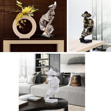 HYTIREBY Skulptur Moderne Minimalistische Abstrakte Skulptur Handwerk Dekoration (1 St), Schlafzimmer Zimmer Dekorationen Büro Dekoration