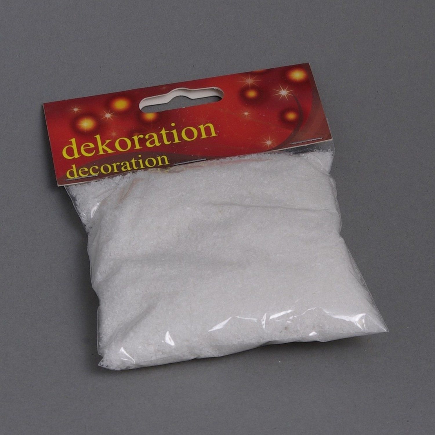 Deko AS Weihnachtsszene Schneepulver - weiß - 1 Beutel m. 10g - 10004, fein und leicht
