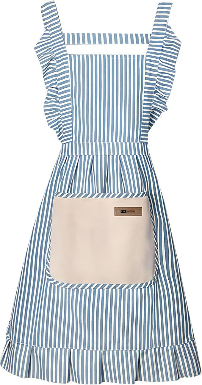 Kaket Kochschürze 2er-Set Baumwolle Gestreift mit Tasche, (Kochschürzen-Set günstig online kaufen