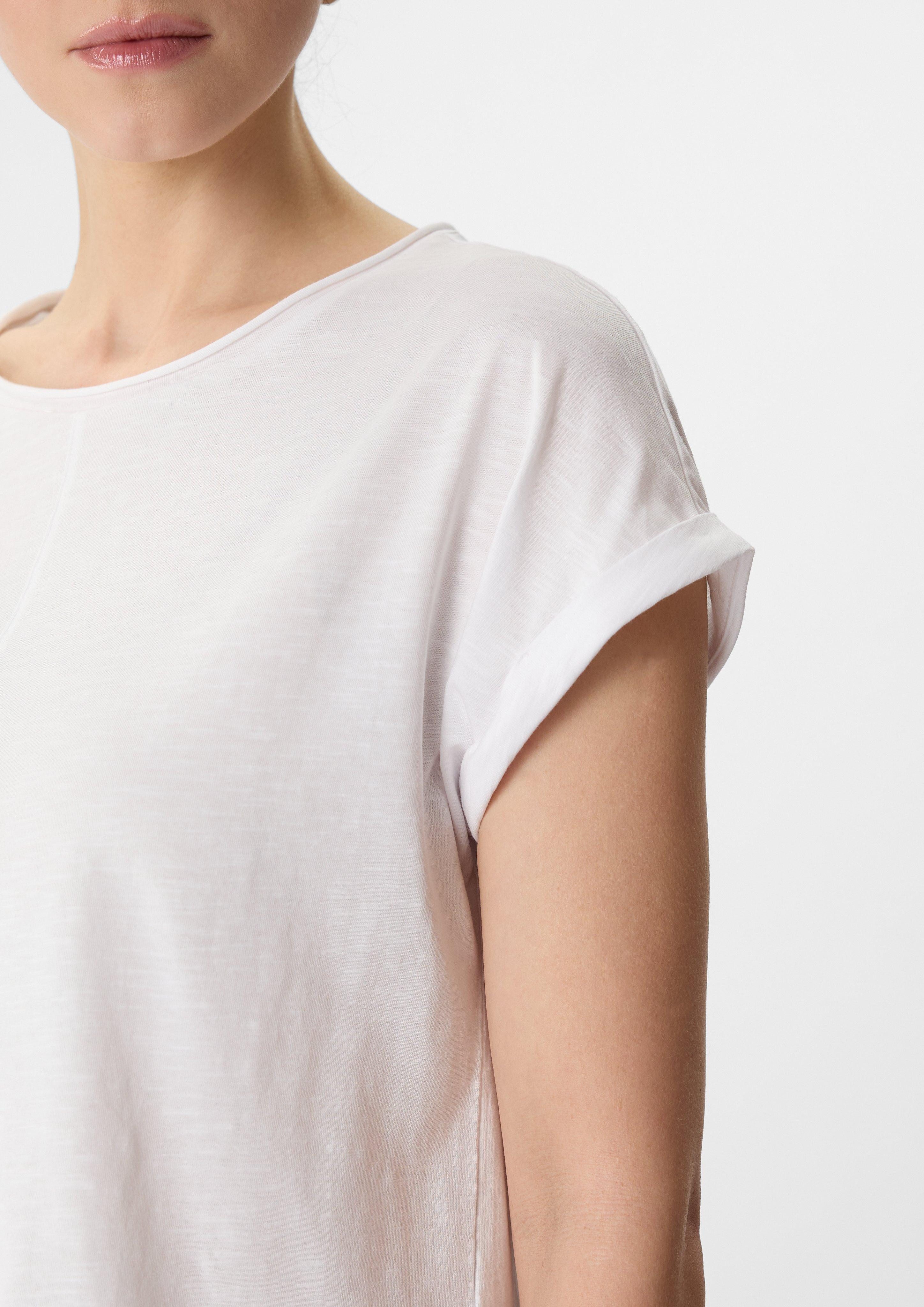 comma casual identity Kurzarmshirt Jersey-T-Shirt mit günstig online kaufen