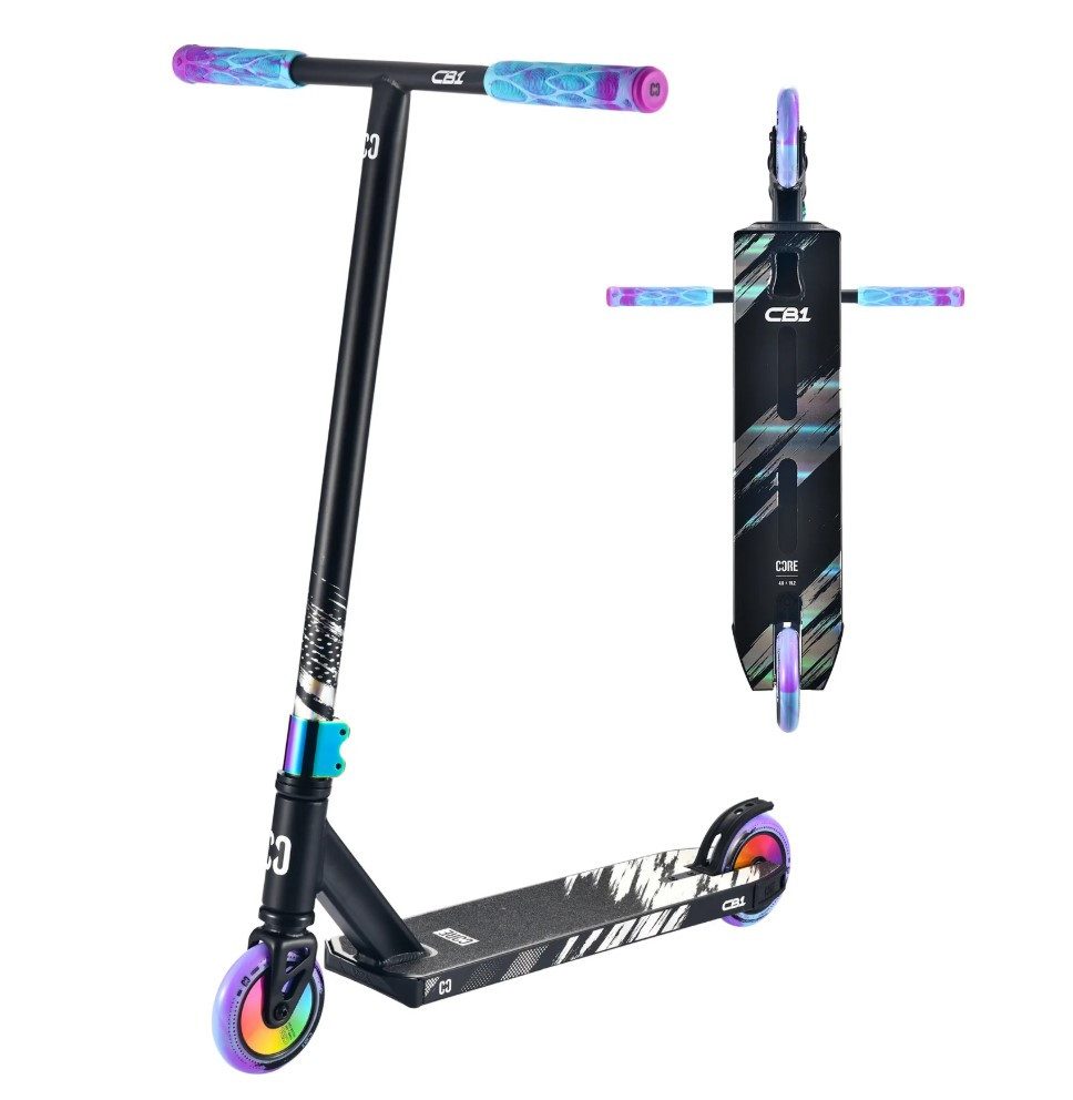 Stuntscooter CORE CB1 Stunt-Scooter Park H=79cm Schwarz/Neochrome