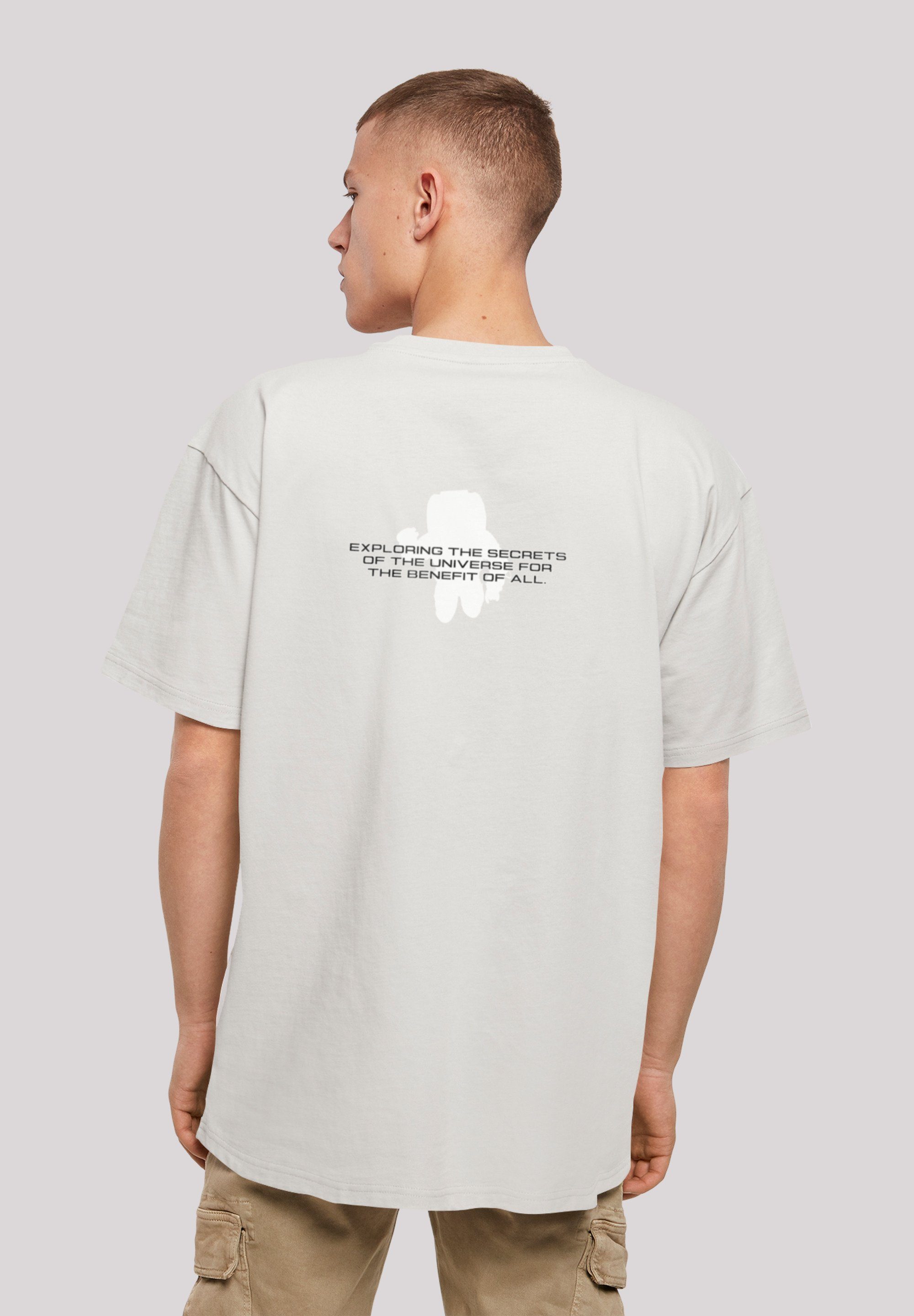 F4NT4STIC T-Shirt NASA worm lightasphalt Print