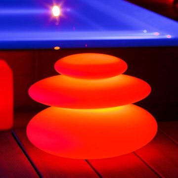 Licht-Trend Gartenleuchte Akku LED Dekolampe Zen mit App-Steuerung Weiß