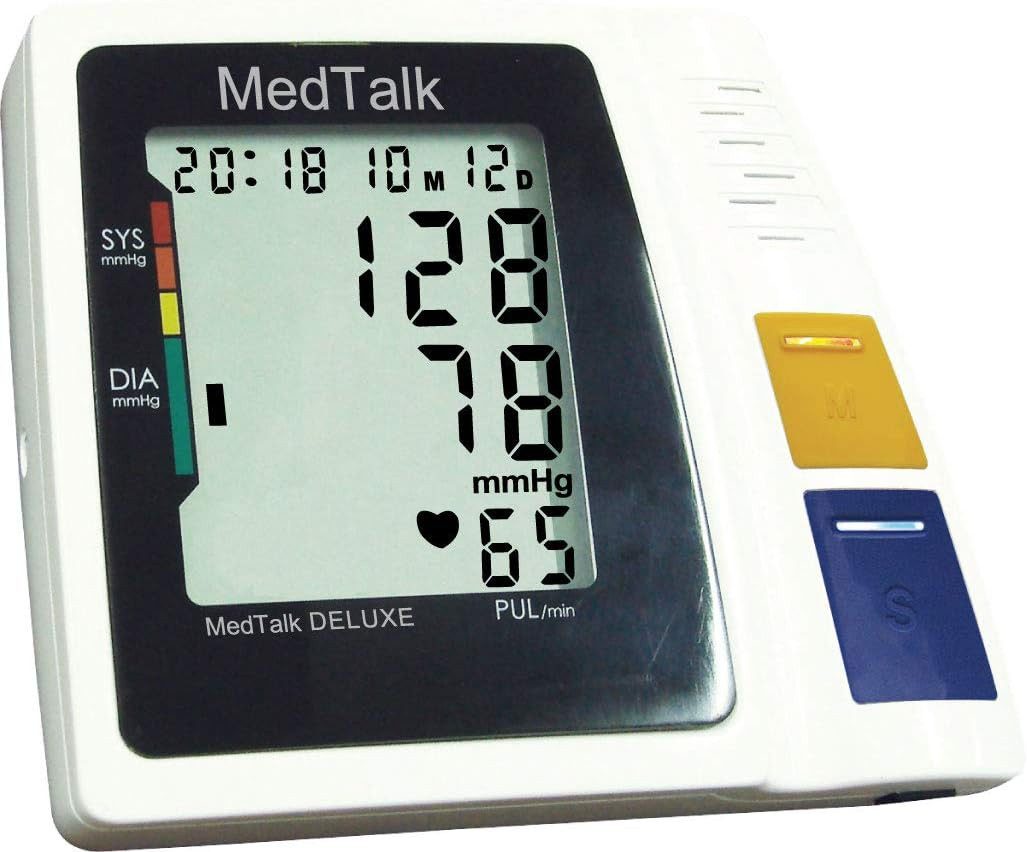 Blutdruckmessgerät Sprechendes Blutdruckmessgerät Oberarm, automatische Messung