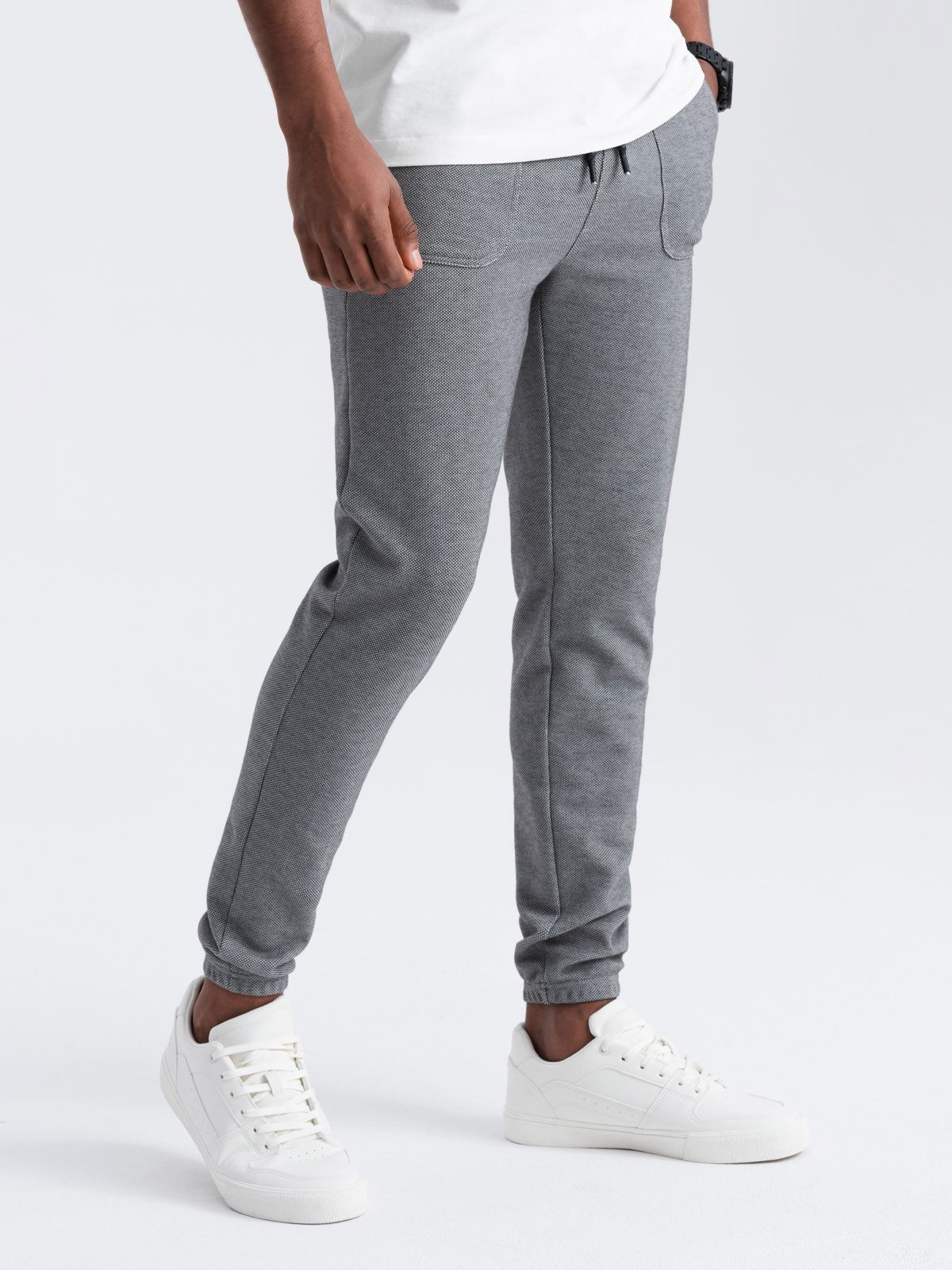 Sweathose Strukturierte Strick- Sweathose für Herren