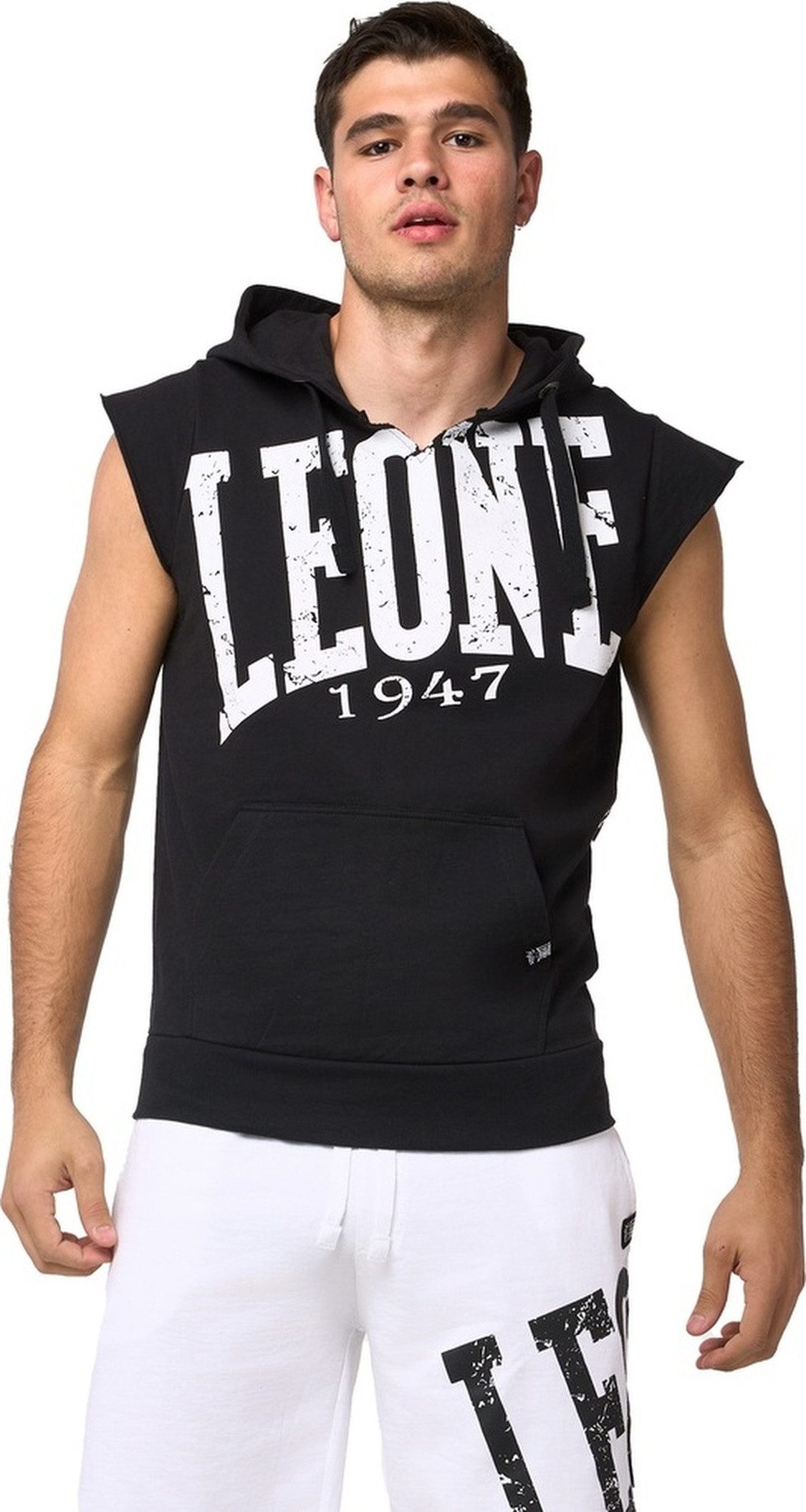 LEONE 1947 T-Shirt Boxe ärmelloses T-Shirt mit Kapuze