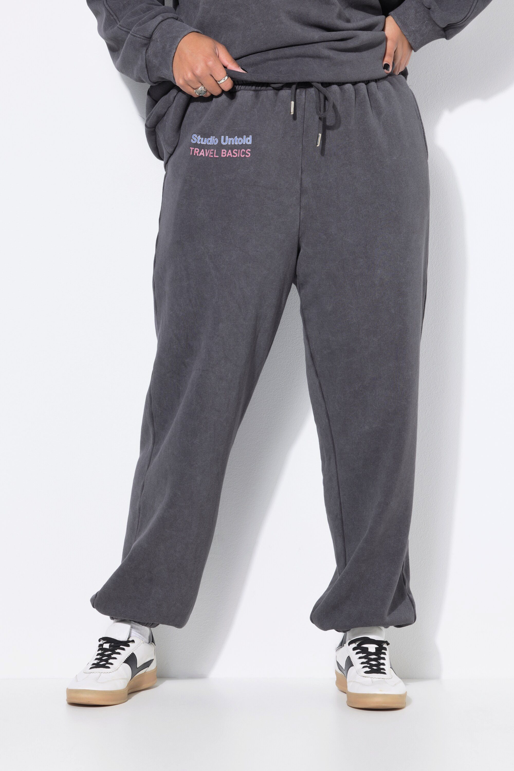 Studio Untold Funktionshose Jogginghose Wide Legs günstig online kaufen