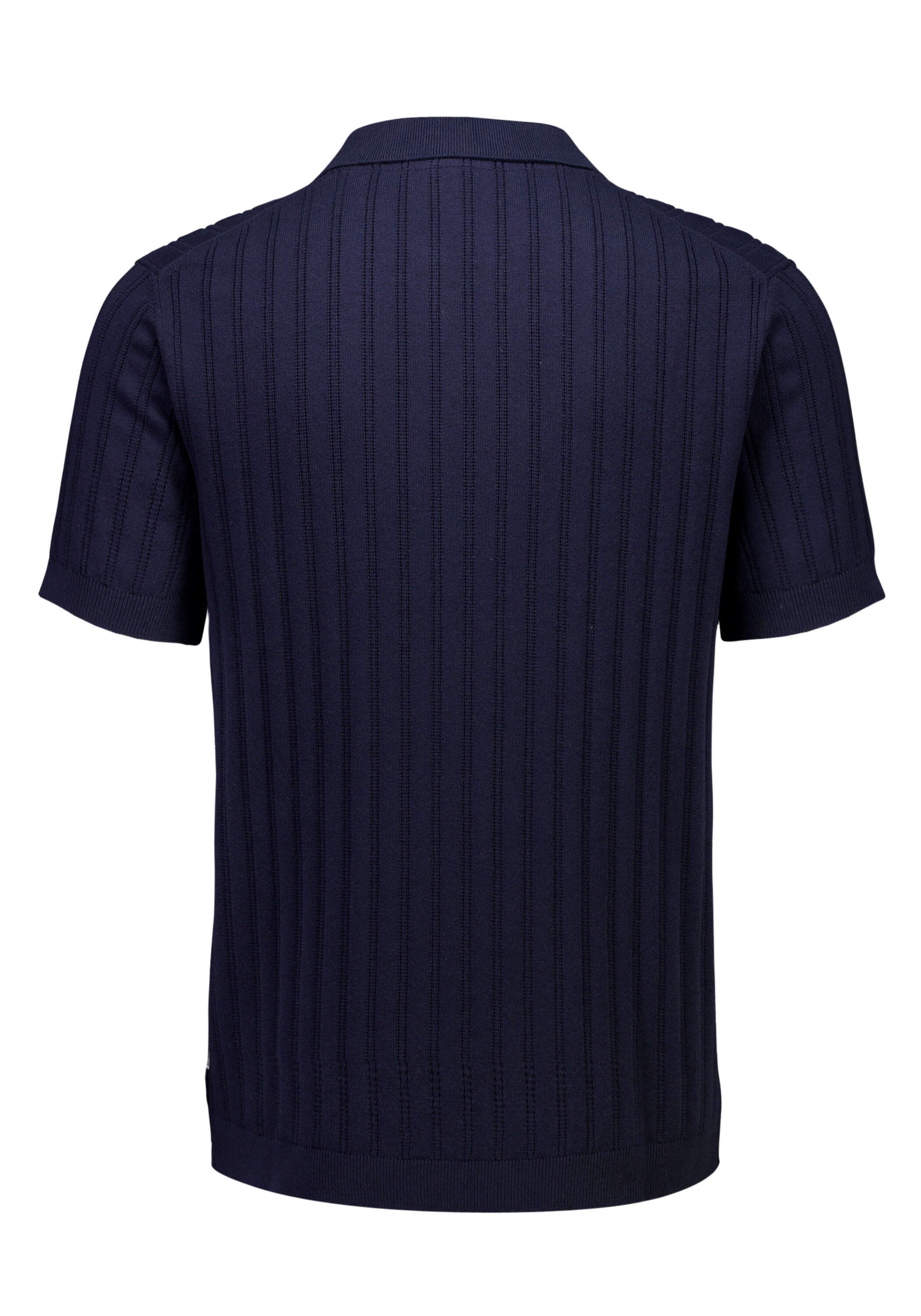 LINDBERGH Kurzarmpullover Poloshirt Relaxed Fit
