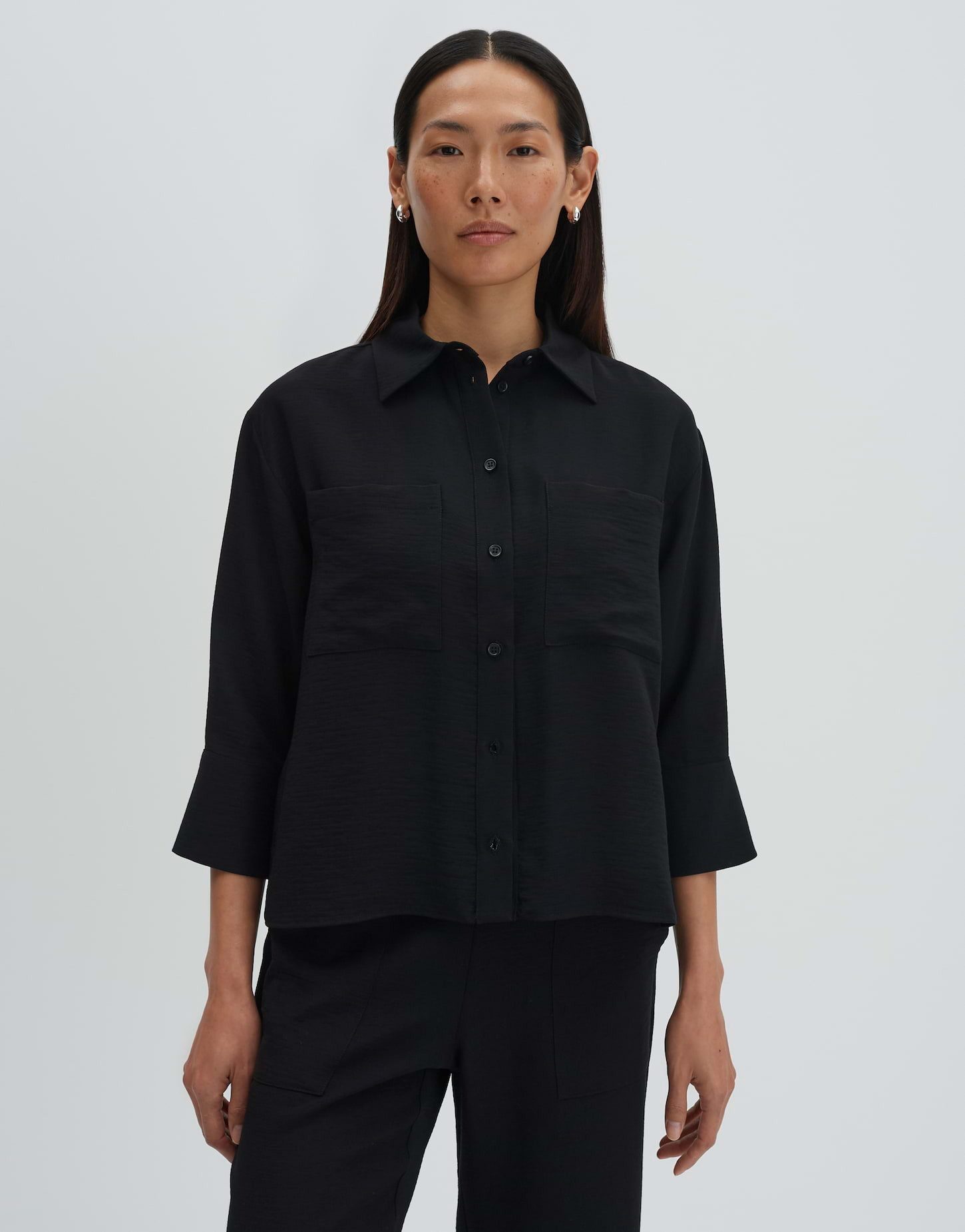 someday Hemdbluse Zuvia Weite Passform, aufgesetzte Taschen vorne mit Beweg günstig online kaufen
