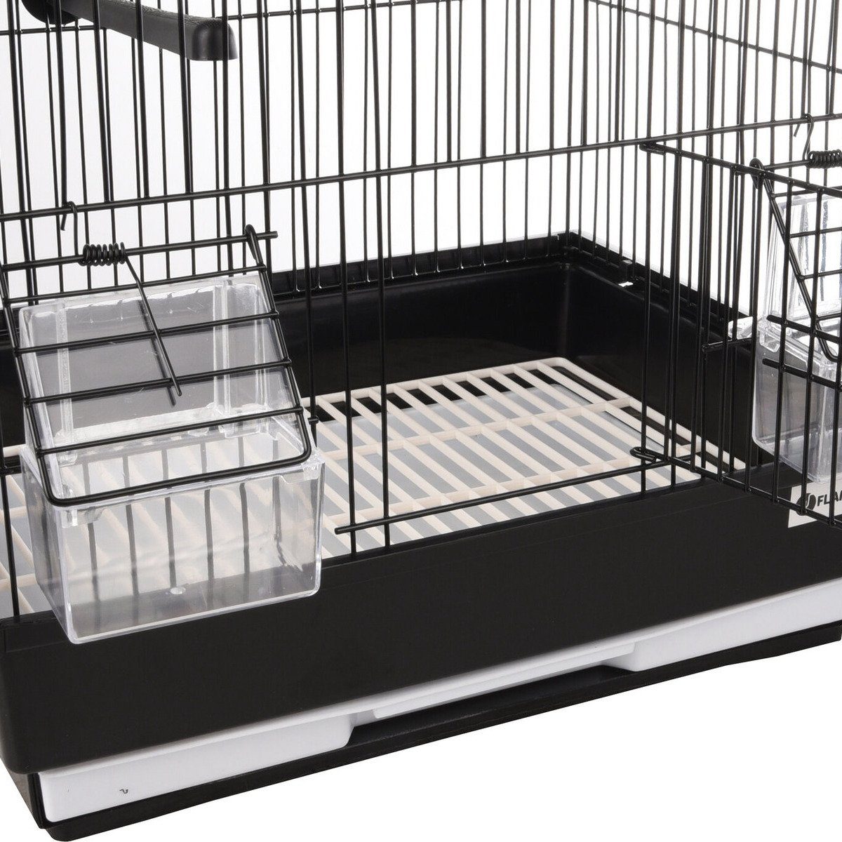 Flamingo Vogelkäfig Vogelkäfig Lampung 2 schwarz günstig online kaufen