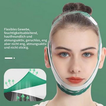 yozhiqu Gesichtsmaske Verstellbares V-förmiges Gesichtsbandage Lifting Strap Schlafmaske, 1-tlg., Doppelkinn-Reduzierung,Gesichtskonturierung,Gesichtspflege,Facial Lift