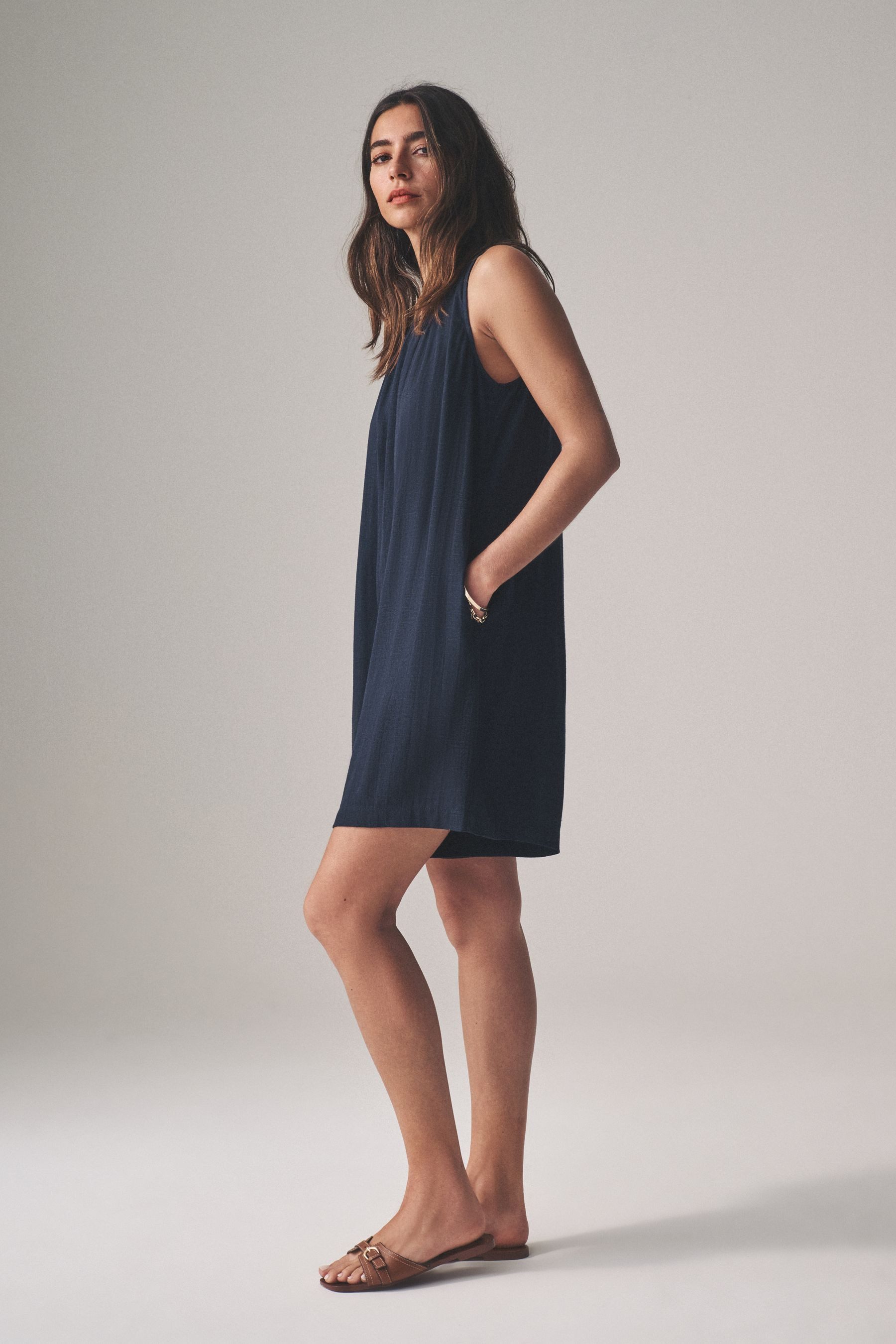 The Set Playsuit 2er-Pack The Set ausgestellte Playsuits mit Leinen (2-tlg)