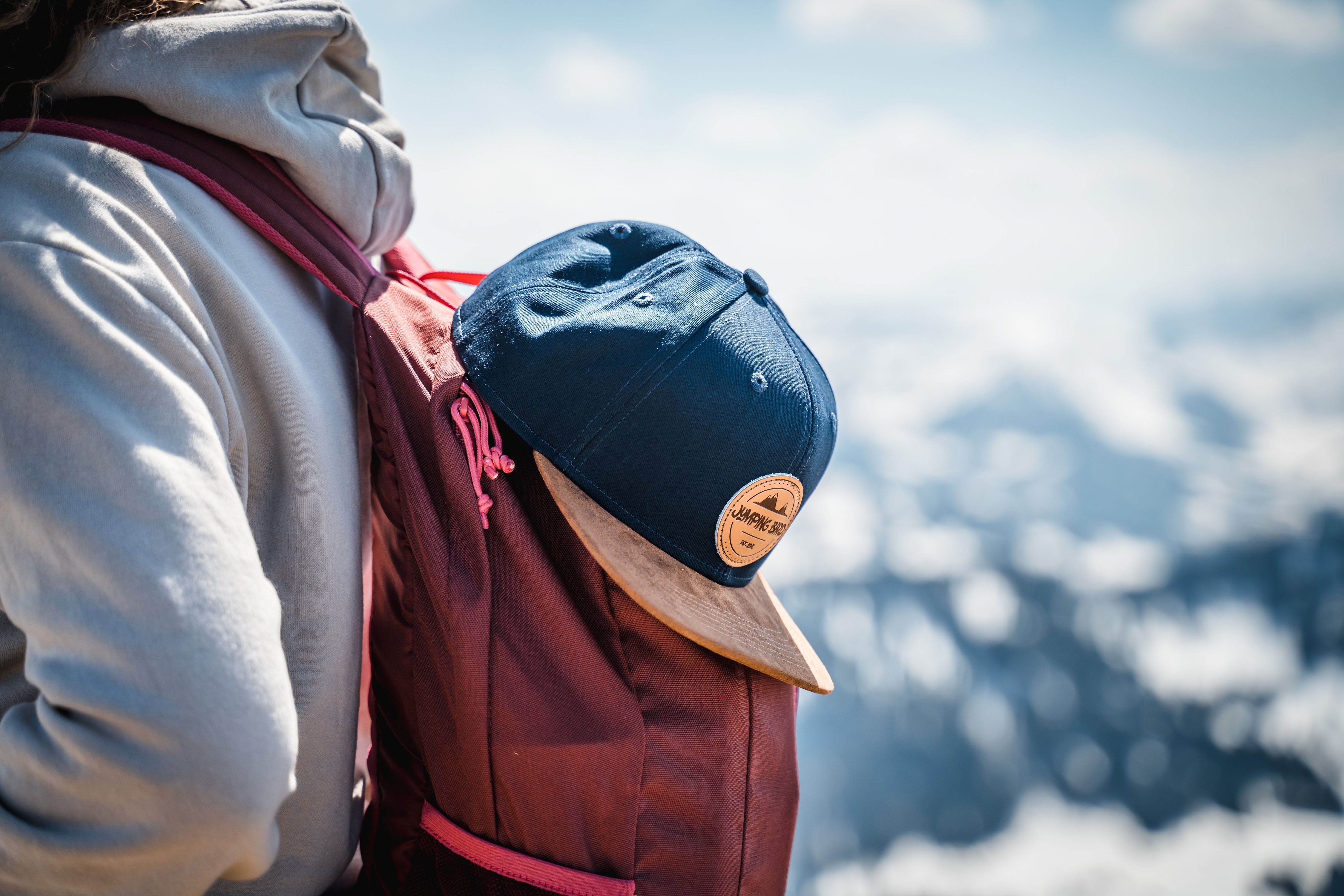 Ozeanblau Bird Cap Snapback Jumping