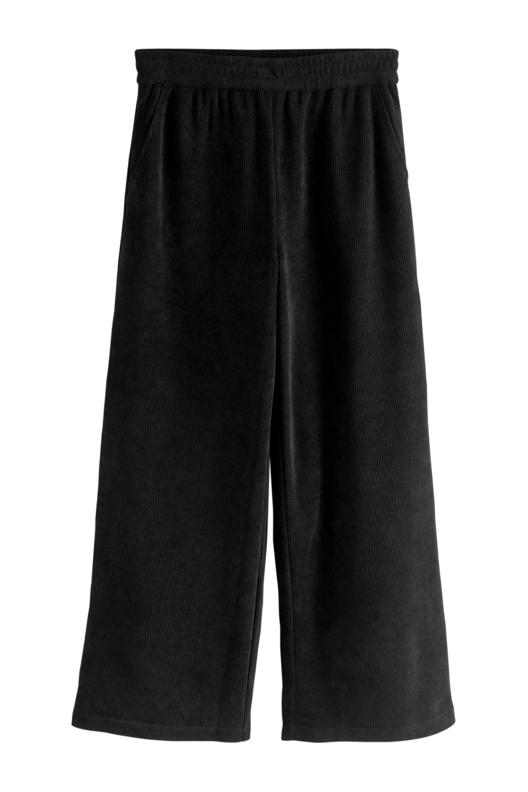 Palazzohose Cordhose mit weitem Bein, Kurzgröße