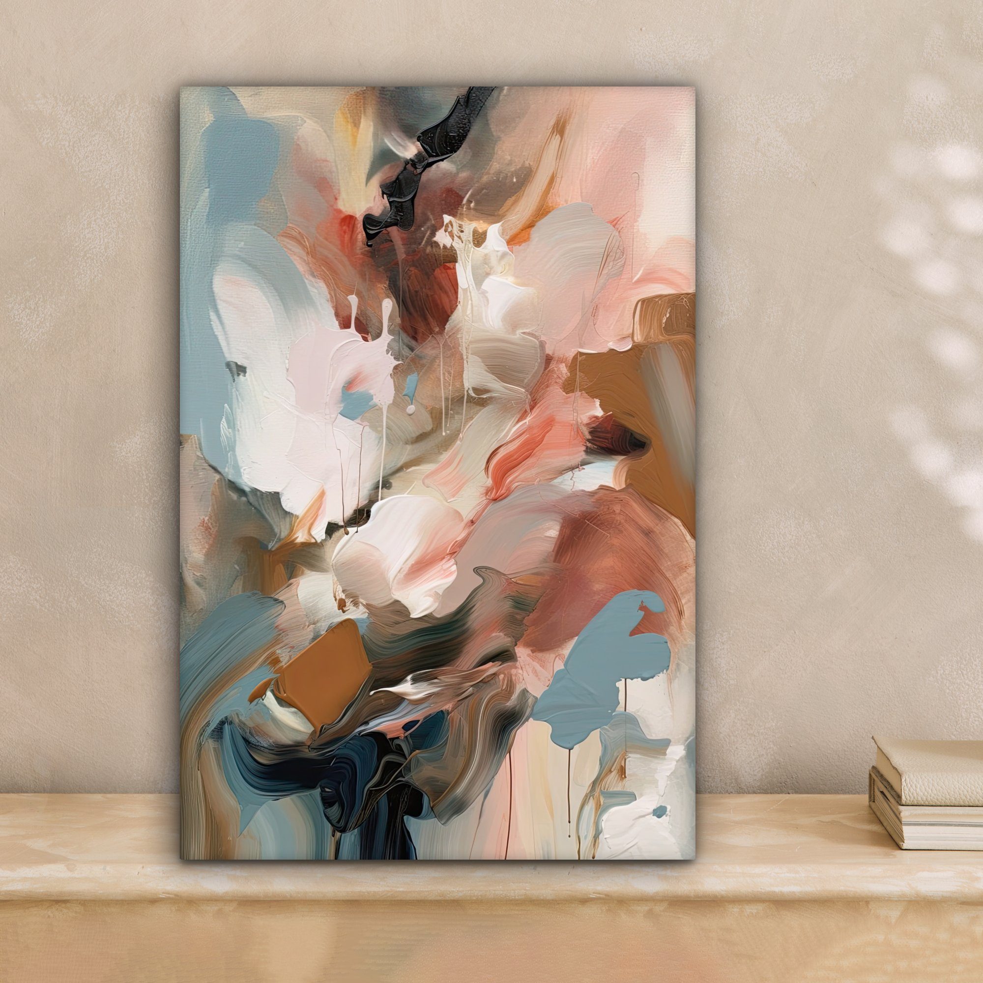 OneMillionCanvasses® Leinwandbild Farbe - Farben - Abstrakt - Kunst, Fotodr günstig online kaufen