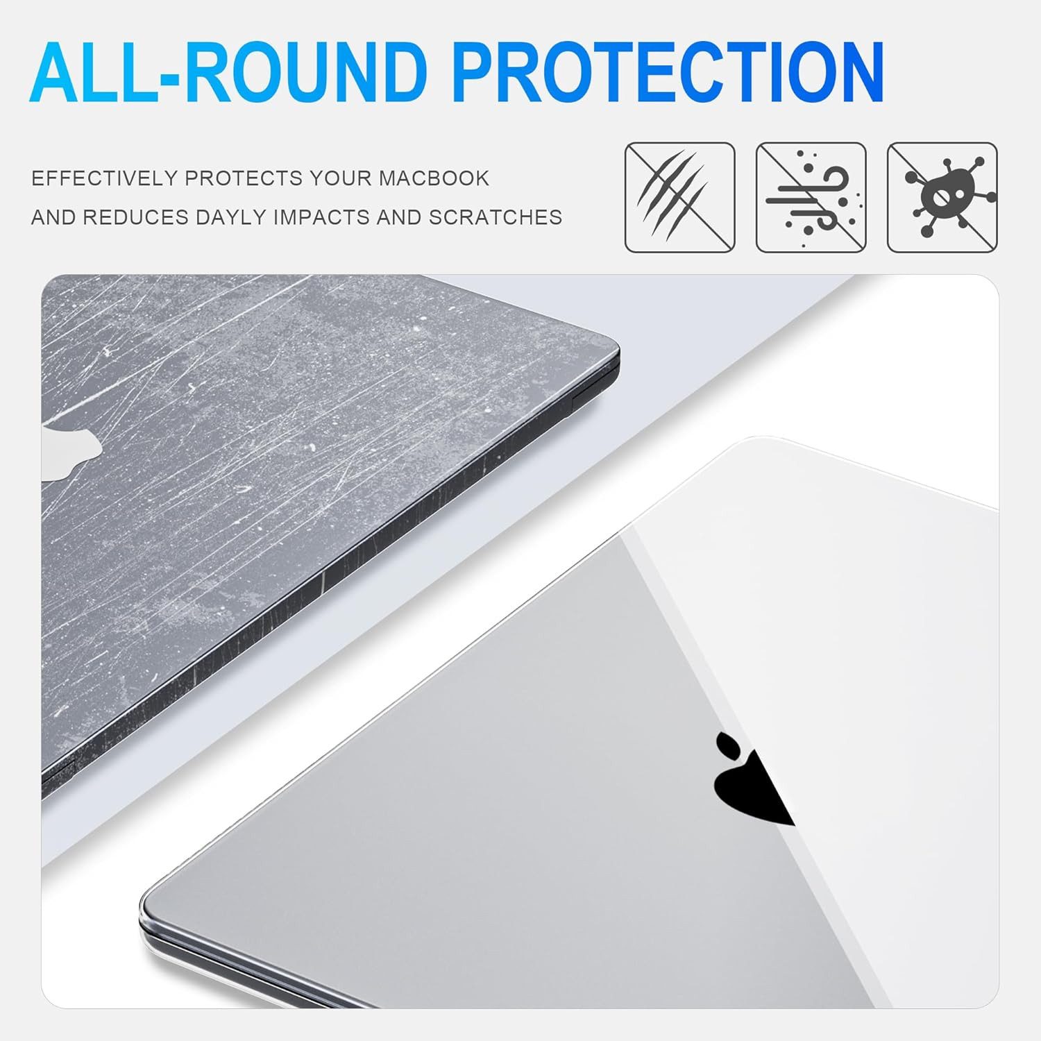 CLM-Tech Laptop-Hülle für 15 Zoll, MacBook Air M5 M4 A3448 A3241 M3 A3114 M2 A2941, 2025 2024 2023 – Bild 5 von 5