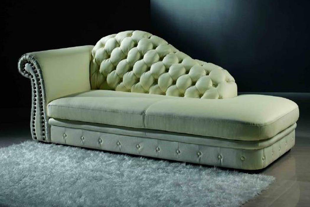 Sofa Chaiselounge Liegen Sitz Chaiselongue, Chesterfield Lounge Chaise JVmoebel Liege 230cm