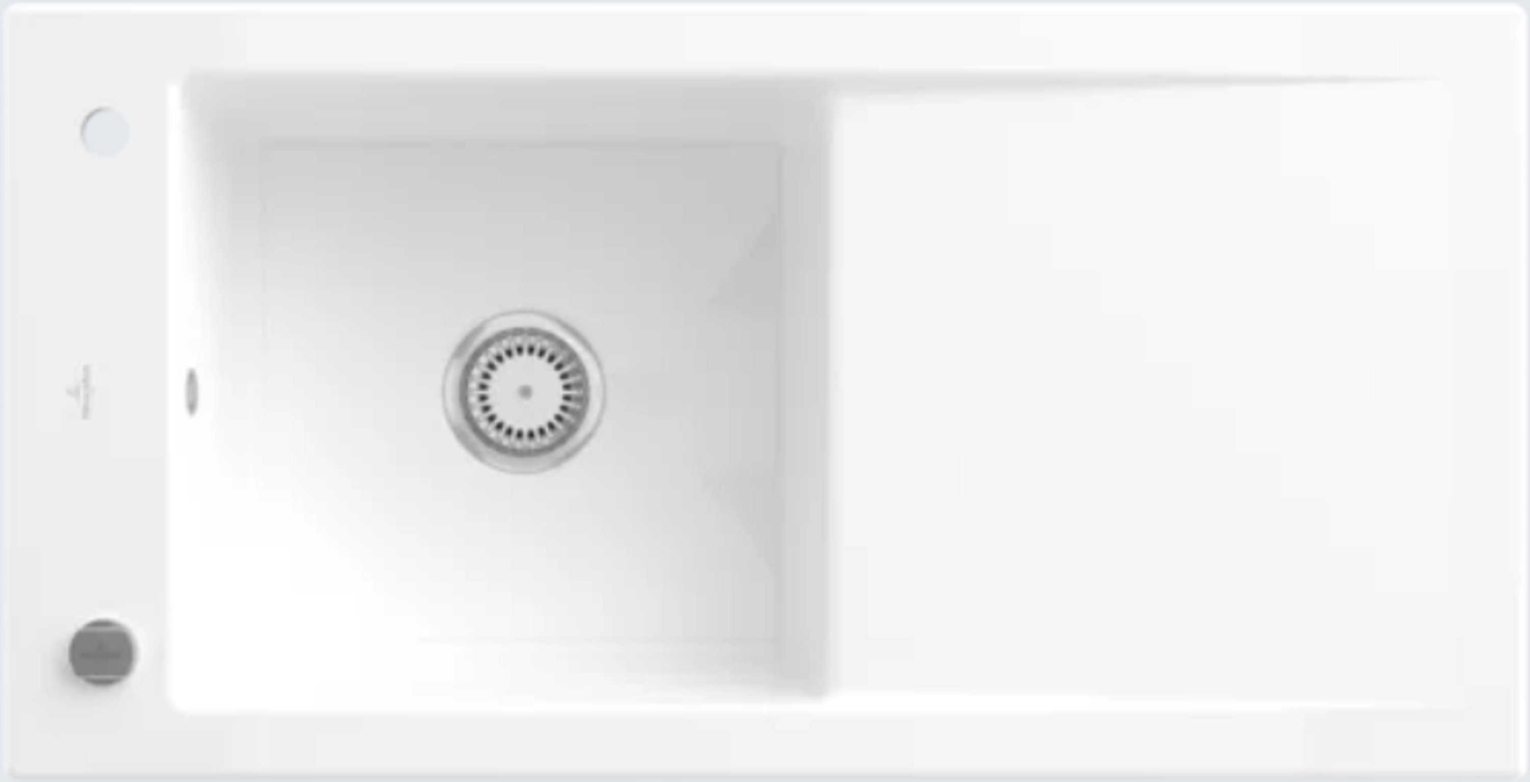 Villeroy & Boch Küchenspüle 6790 02 R1, Rechteckig, 100/22 cm, reversibel