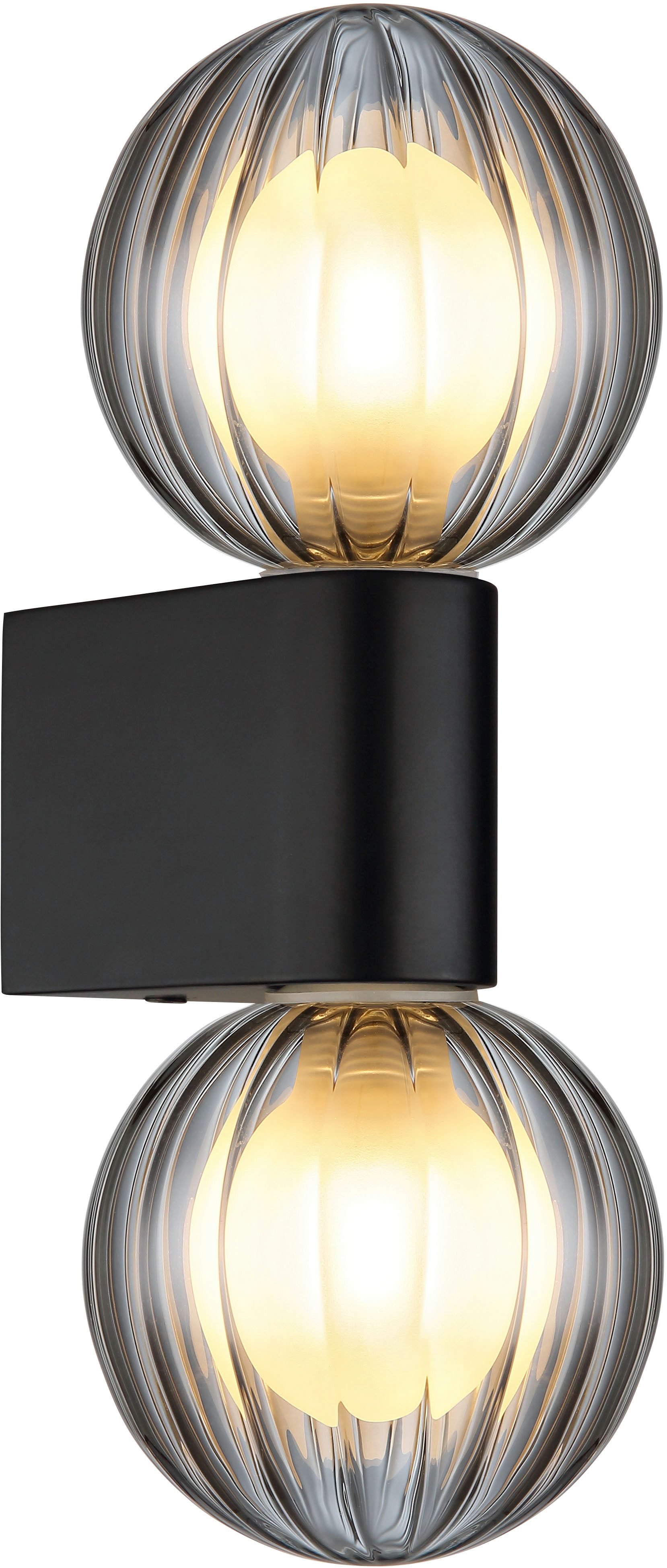 GLOBO LIGHTING Wandleuchte ANDER, ohne Leuchtmittel, Wandlampe/Spot/Wohnzimmer/Flur/3000K/IP44/Kugel