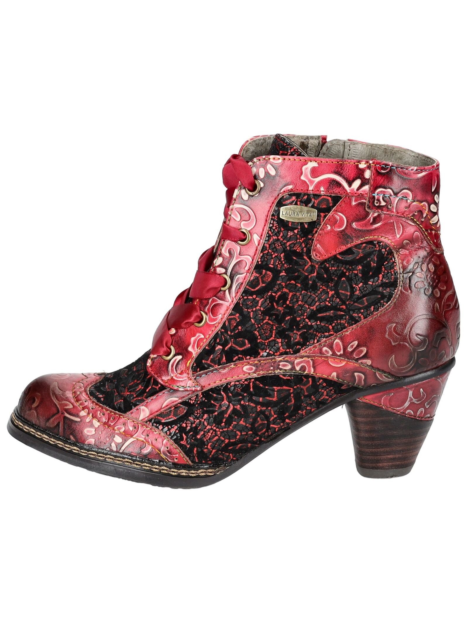 LAURA VITA LAURA VITA Stiefelette Leder/Textil Schnürstiefelette günstig online kaufen