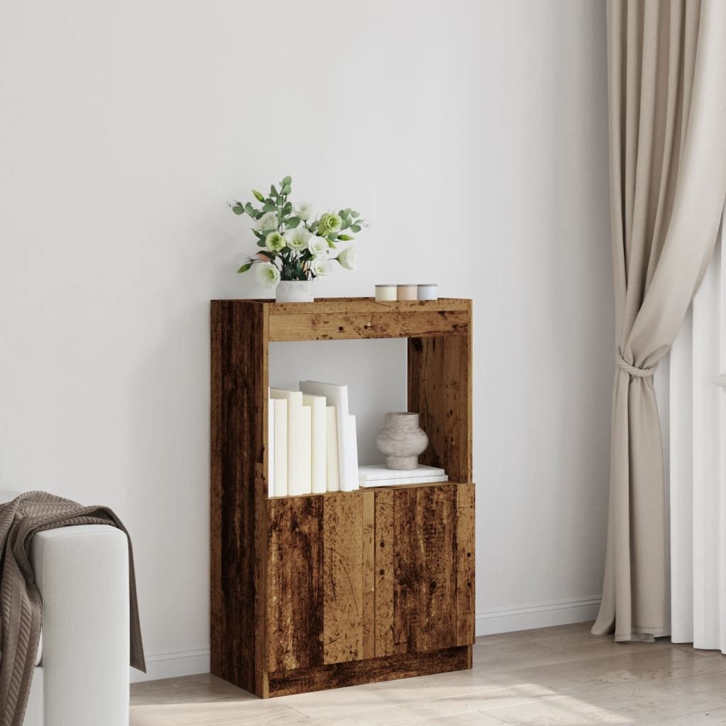 vidaXL Bücherregal Highboard Altholz-Optik 63x33x100 cm günstig online kaufen