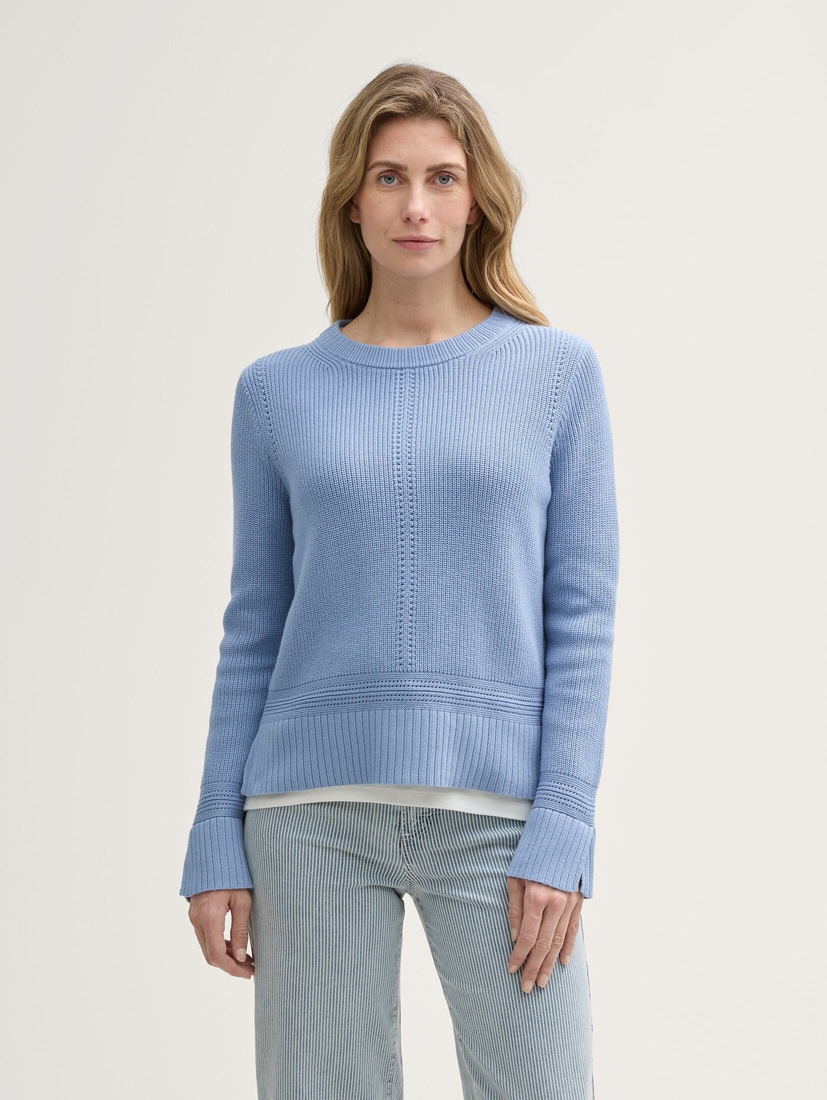 Strickpullover Strickpullover mit Schlitz-Details